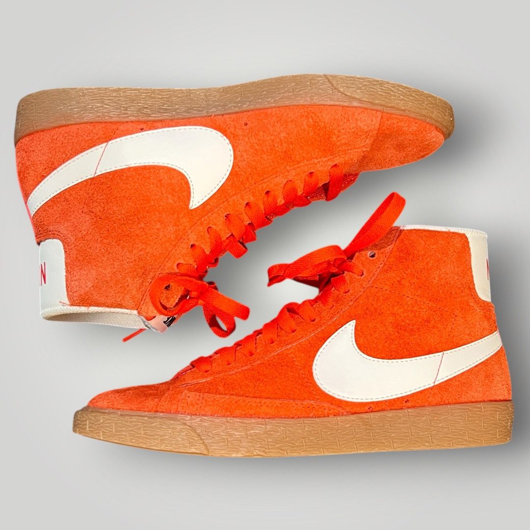 Nike *New* NIKE Blazer Mid Suede Vintage ‘Max Orange Ivory’ Snkr Size US 7.5 / IT 37.5 - 9 Thumbnail