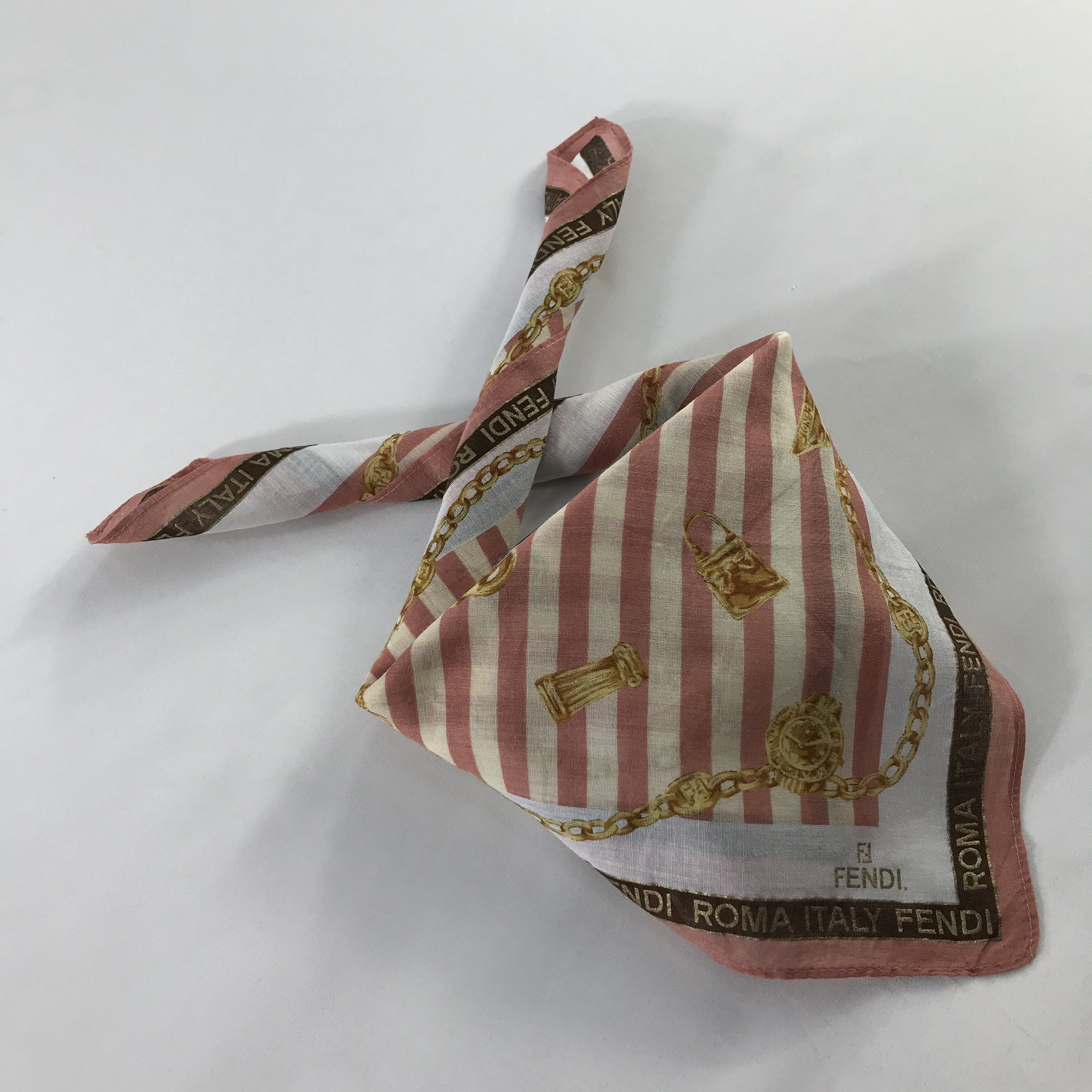 Vintage Vintage Fendi Bandana / Handkerchief / Neckerchief - S440 Size ONE SIZE - 4 Thumbnail