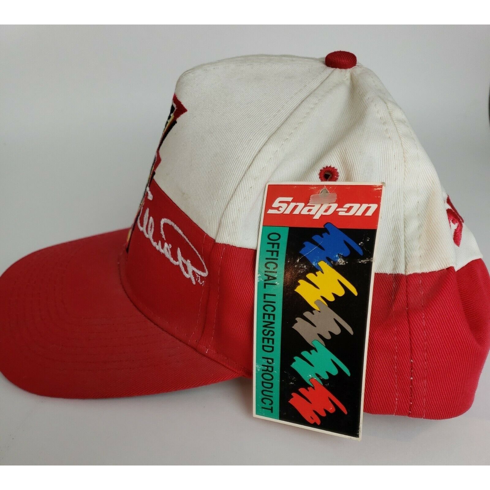 Vintage Vintage Snap On Tools NASCAR Hat Bill Elliott 94 Red Ball Ca Size ONE SIZE - 5 Thumbnail