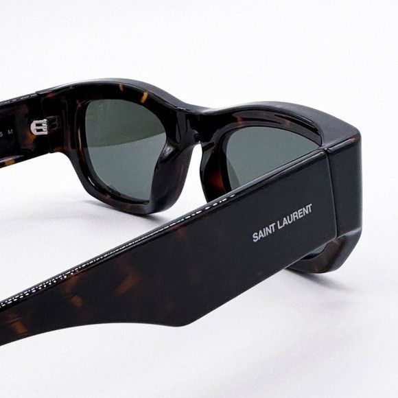 Saint Laurent Paris NEW SAINT LAURENT SL 713 002 SQUARE HAVANA GREY WOMEN SL713 Size ONE SIZE - 7 Thumbnail