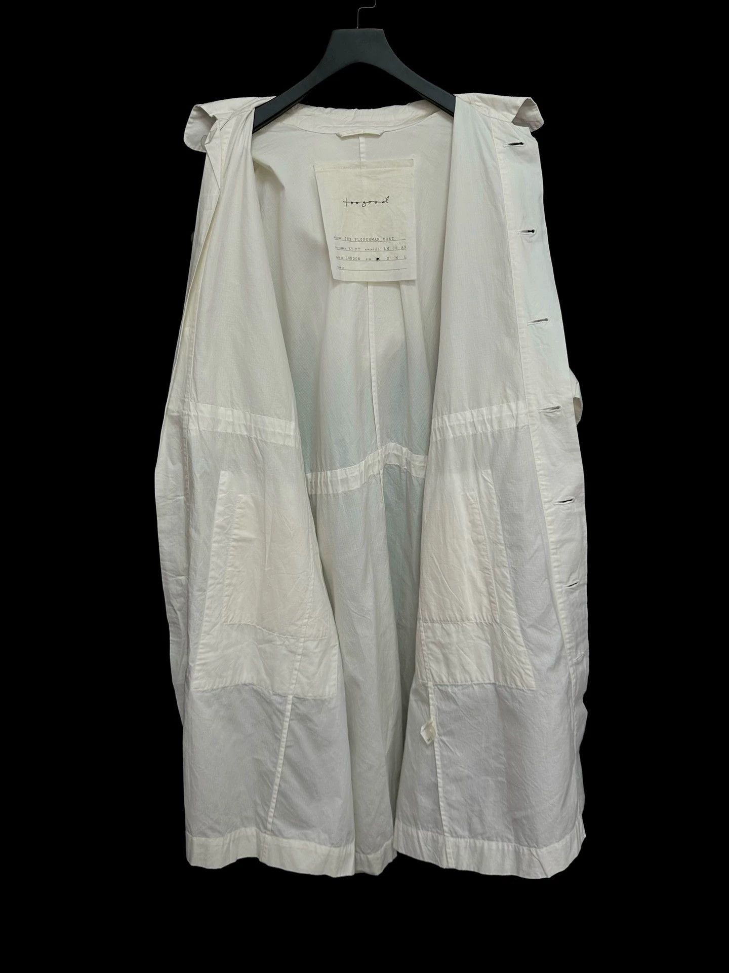 Toogood toogood the ploughman coat cream oversize cotton coat XS Size US XS / EU 42 / 0 - 3 Thumbnail
