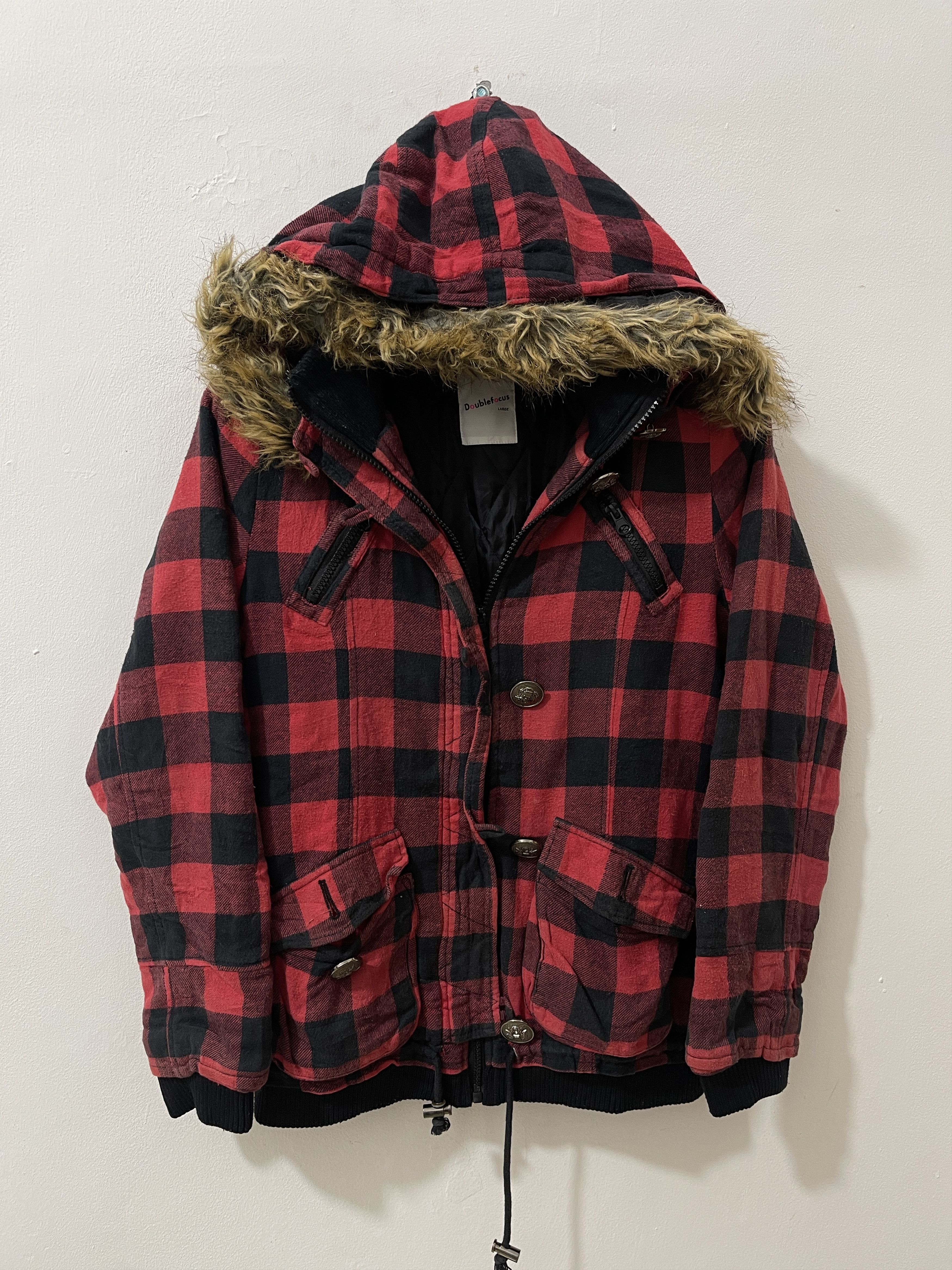 Japanese Brand 2000s Double Focus Japan Archive Grunge Vkei Style Jacket Size US L / EU 52-54 / 3 - 1 Thumbnail