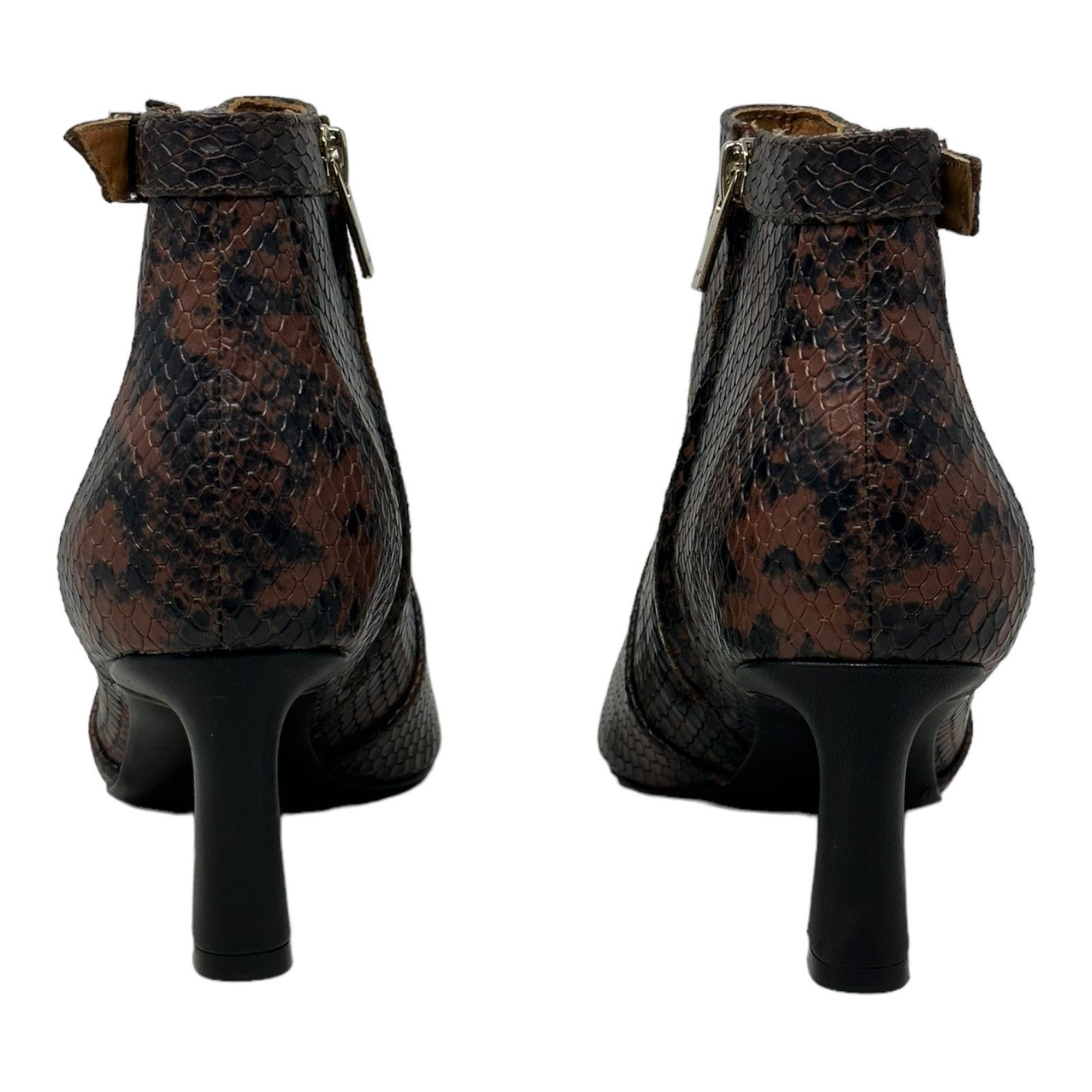 Joie Joie Rawly Snakeskin Embossed Leather Ankle Boots Sz 36 Size US 6 / IT 36 - 14 Thumbnail