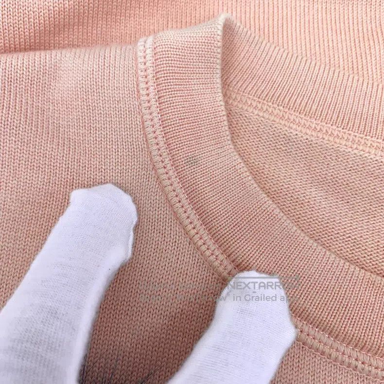 Fendi Fendi Nude pink feathered monster eye wool crewneck long-s Size XS / US 0-2 / IT 36-38 - 7 Thumbnail