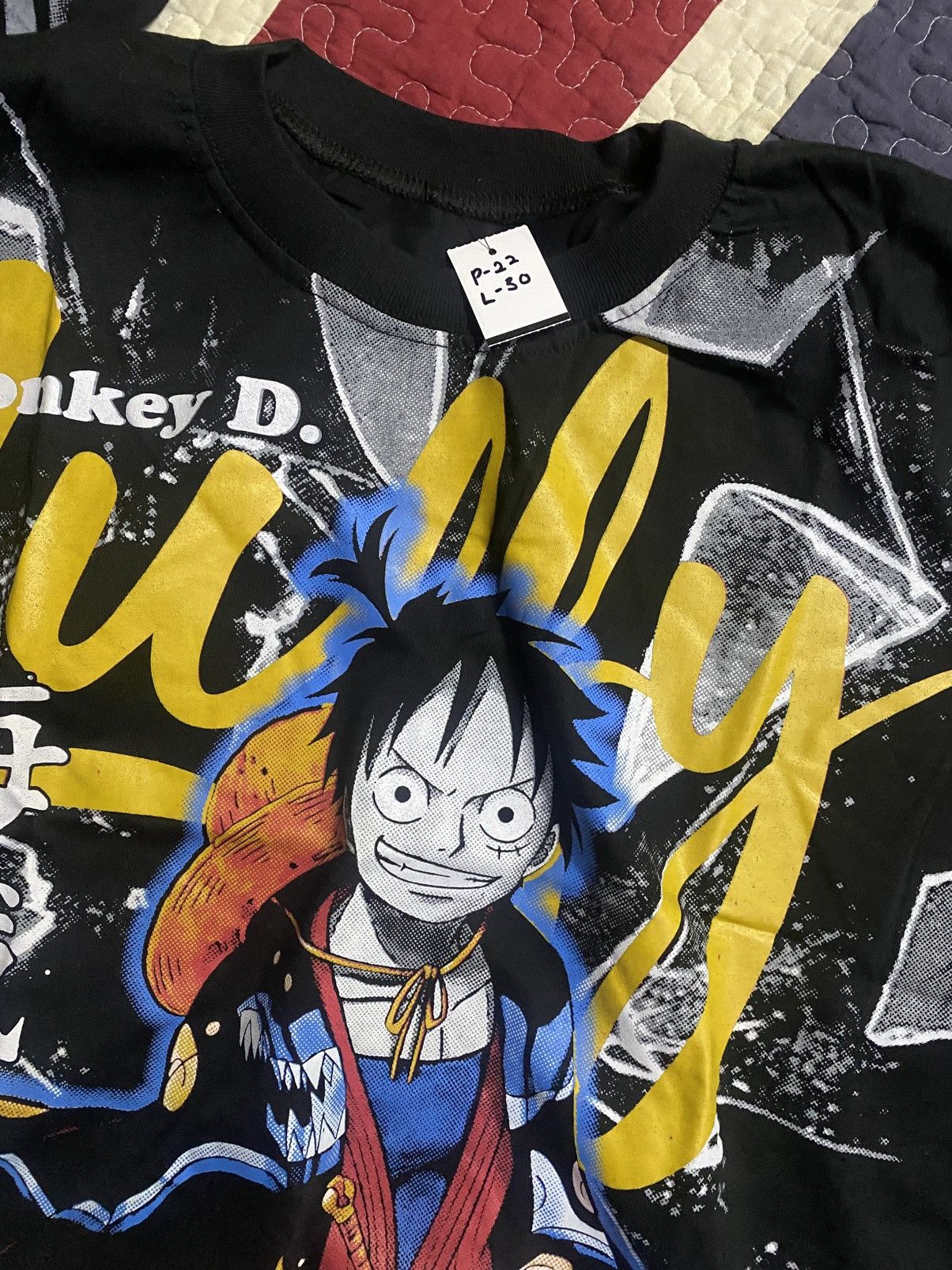 One Piece one piece x wano x samurai x luffy x bin sake x ovp x party Size US L / EU 52-54 / 3 - 5 Thumbnail