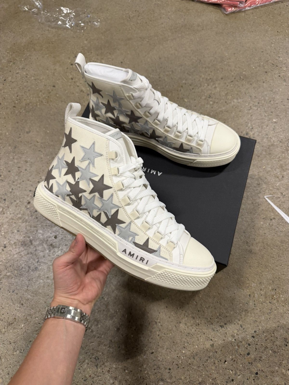 Amiri Amiri High Top Star Court Sneaker NEW 850$ Size US 13 / EU 46 - 1 Thumbnail