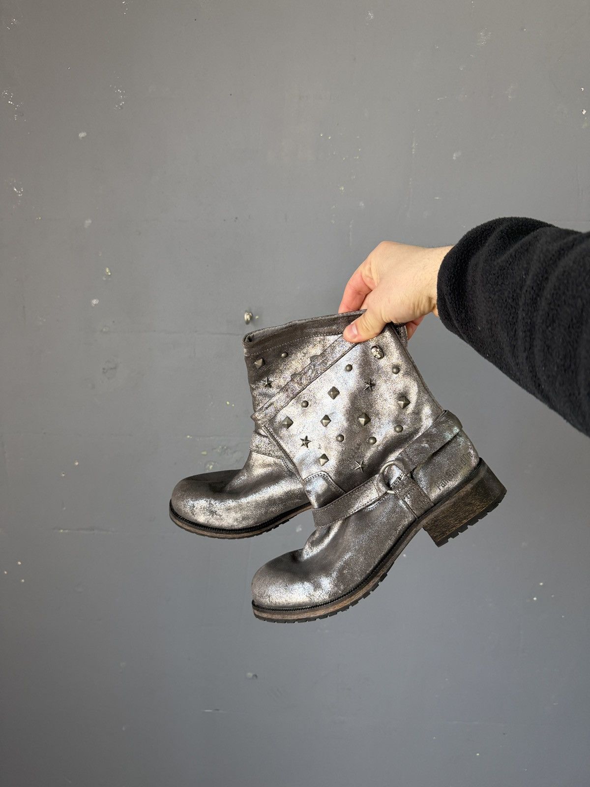 A.S.98 Avant Garde A.S. 98 14th Addiction Style Leather Boots Size US 8 / EU 41 - 3 Thumbnail