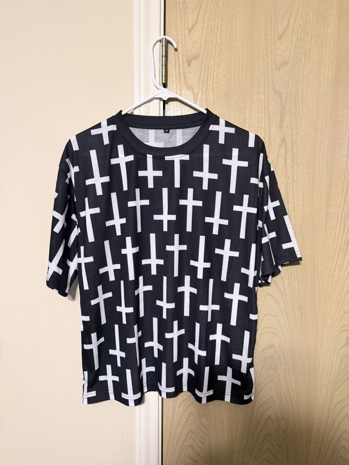 Ken Carson Darkness usa 1/1 cross tee Size US M / EU 48-50 / 2 - 1 Thumbnail