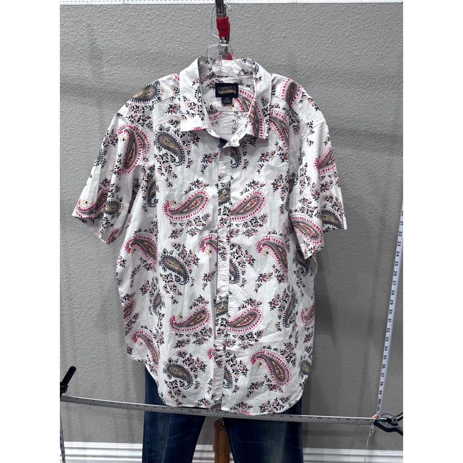 Cremieux Daniel Cremieux Premium Paisley Shirt 2XB Men Short Sleeve Button Up Multicolor Shirt Size US XXL / EU 58 / 5 - 3 Thumbnail