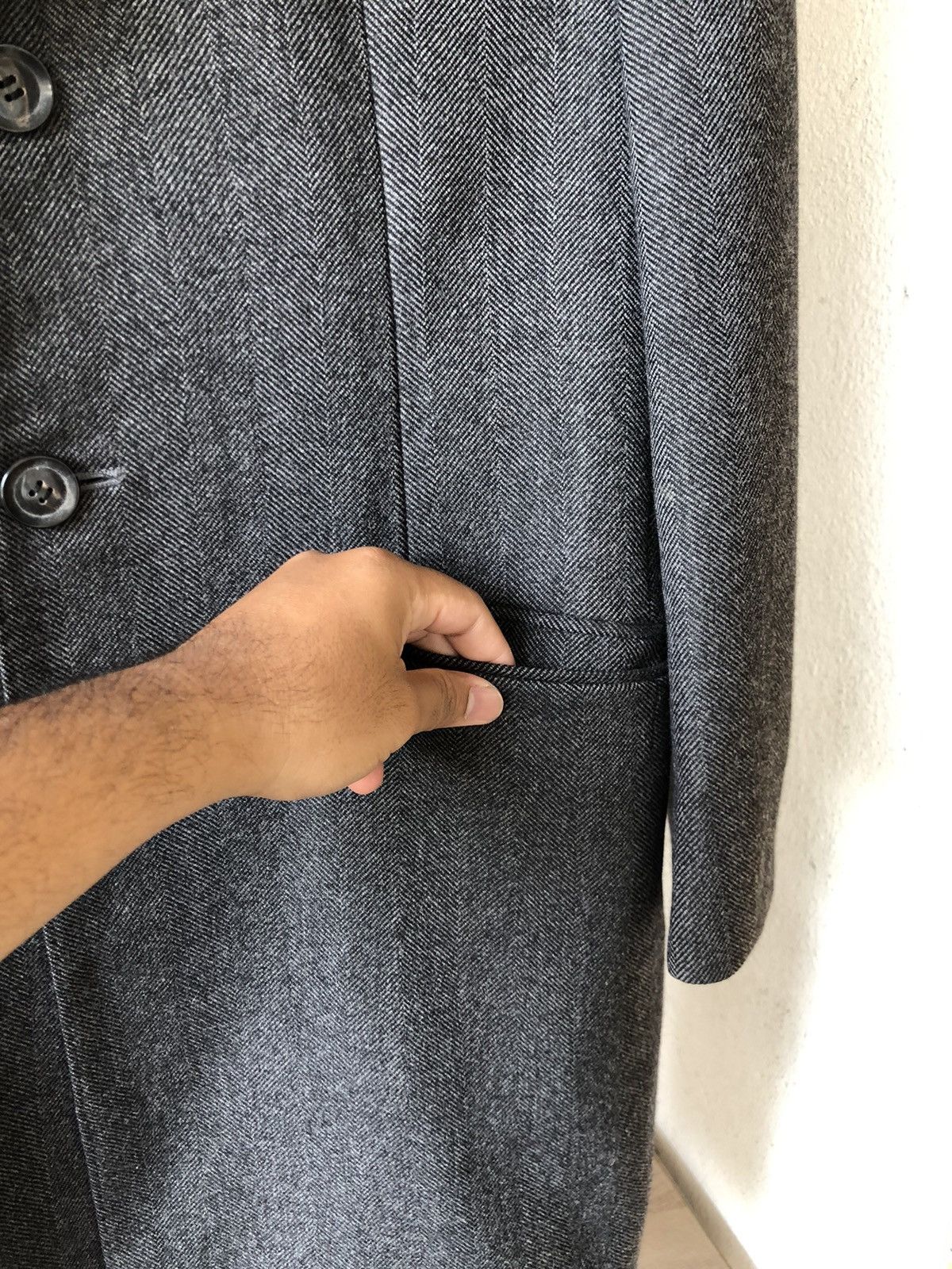 Luxurys❗️Loro Piana x Le Chic Single Breasted Wool Long Coat