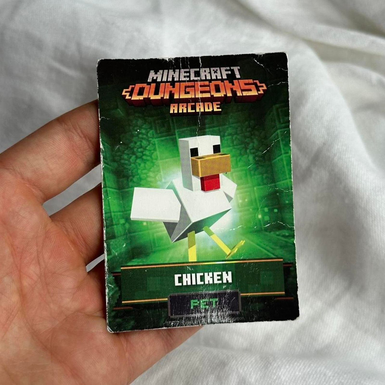 Other XBox Minecraft Dungeons Arcade Trading Card Chicken Jockey Size ONE SIZE - 1 Thumbnail