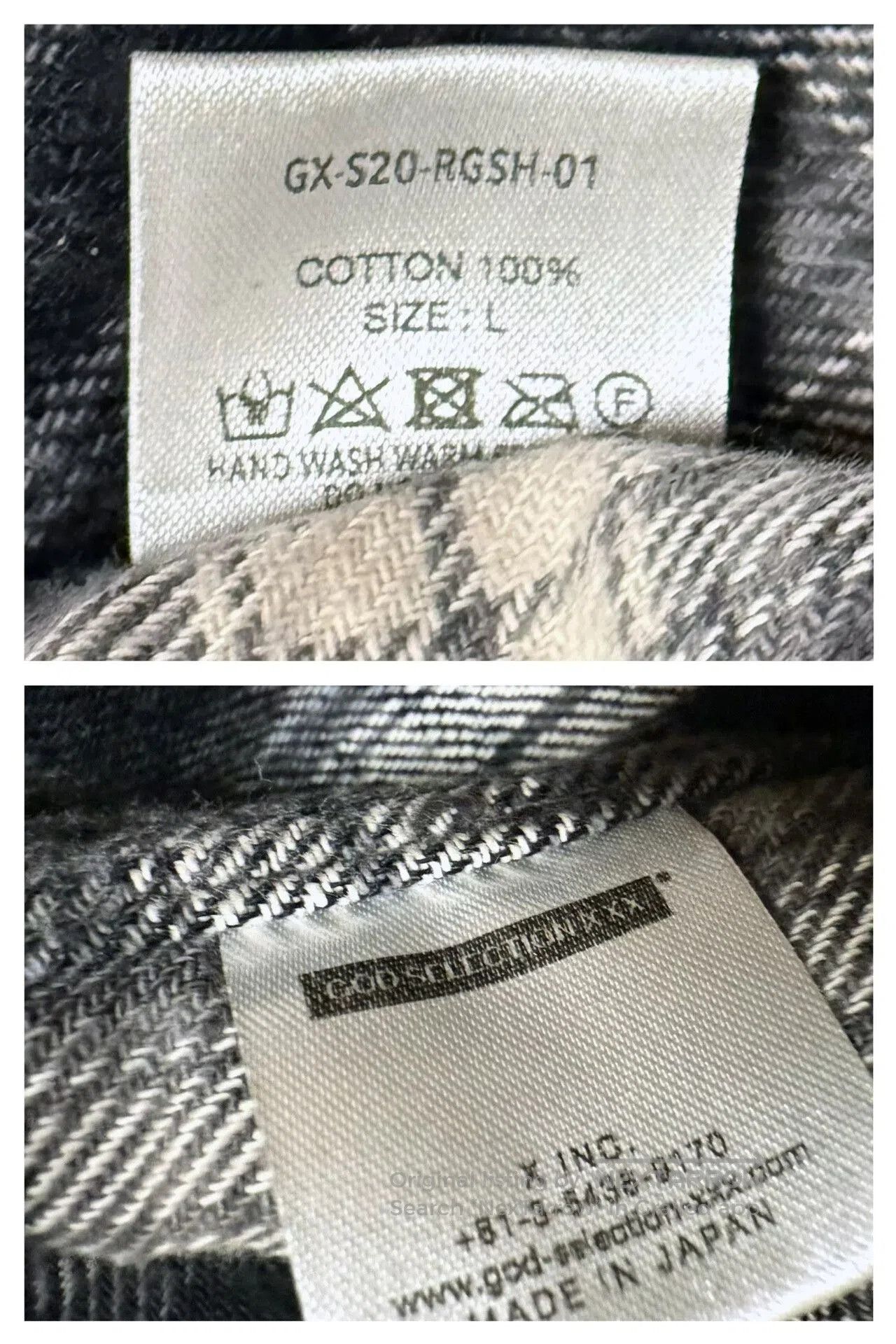 roarguns Roarguns x God Selection XXX Flannel Shirt. Size US L / EU 52-54 / 3 - 9 Thumbnail