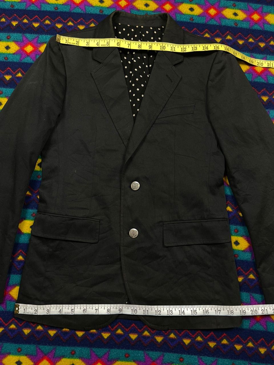 Japanese Brand × Wacko Maria Wacko Maria Dot-Lined Cotton Jacket Size US M / EU 48-50 / 2 - 20 Thumbnail