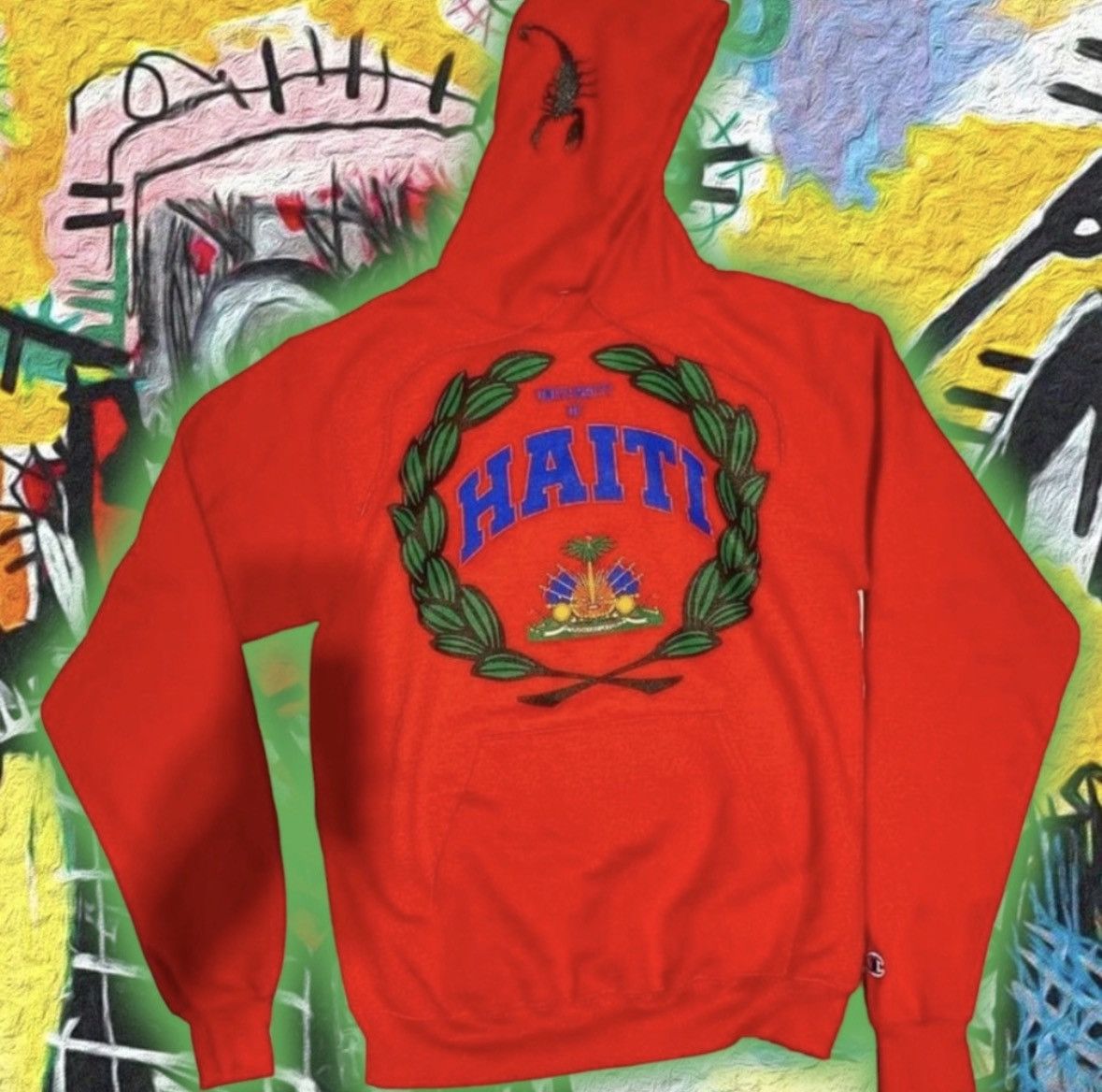 Rap Tees 🆕 Mach-Hommy Pray for Haiti 🇭🇹 ⚖️🦂 Size US M / EU 48-50 / 2 - 3 Thumbnail