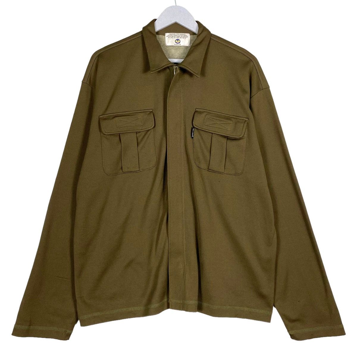 Avirex 💥AVIREX DOUBLE POCKET ZIP LINEN JACKET Size US L / EU 52-54 / 3 - 1 Thumbnail