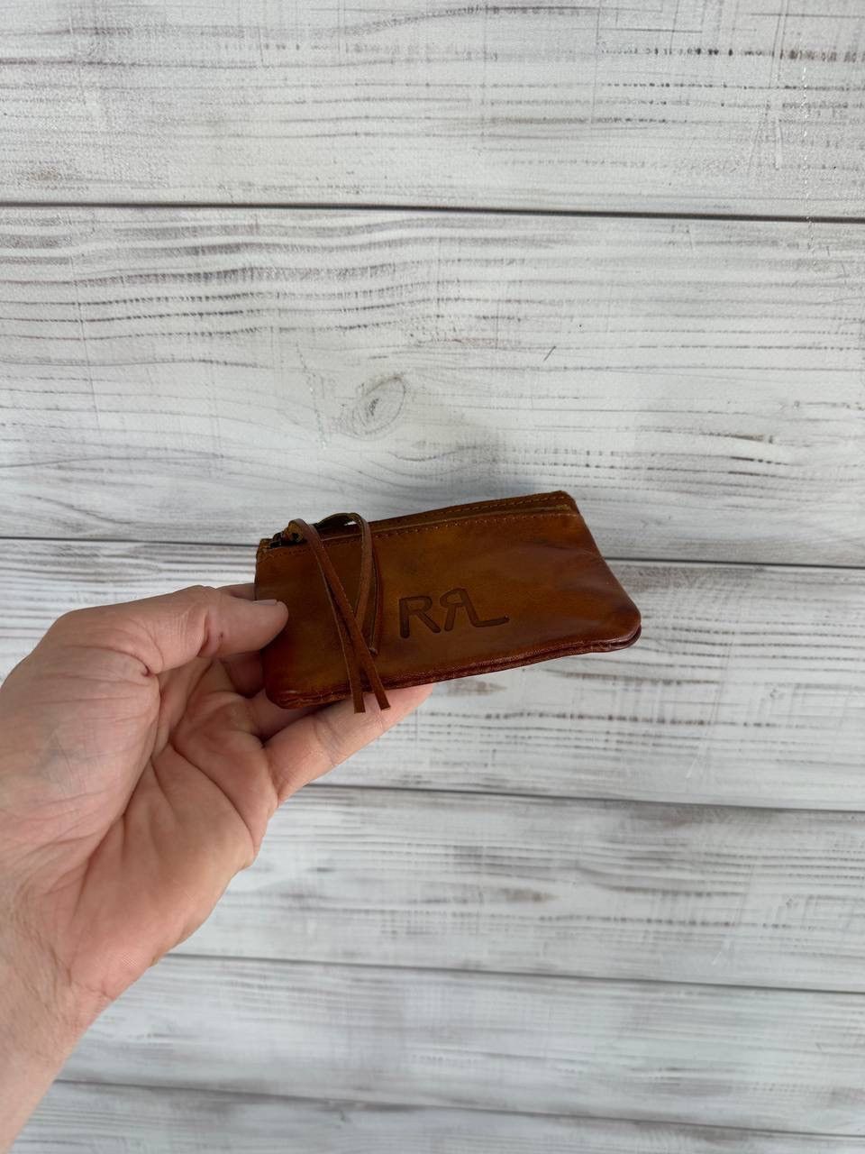 RRL Ralph Lauren Double RL LeatherHolder Brown Wallet Case Size ONE SIZE - 2 Thumbnail