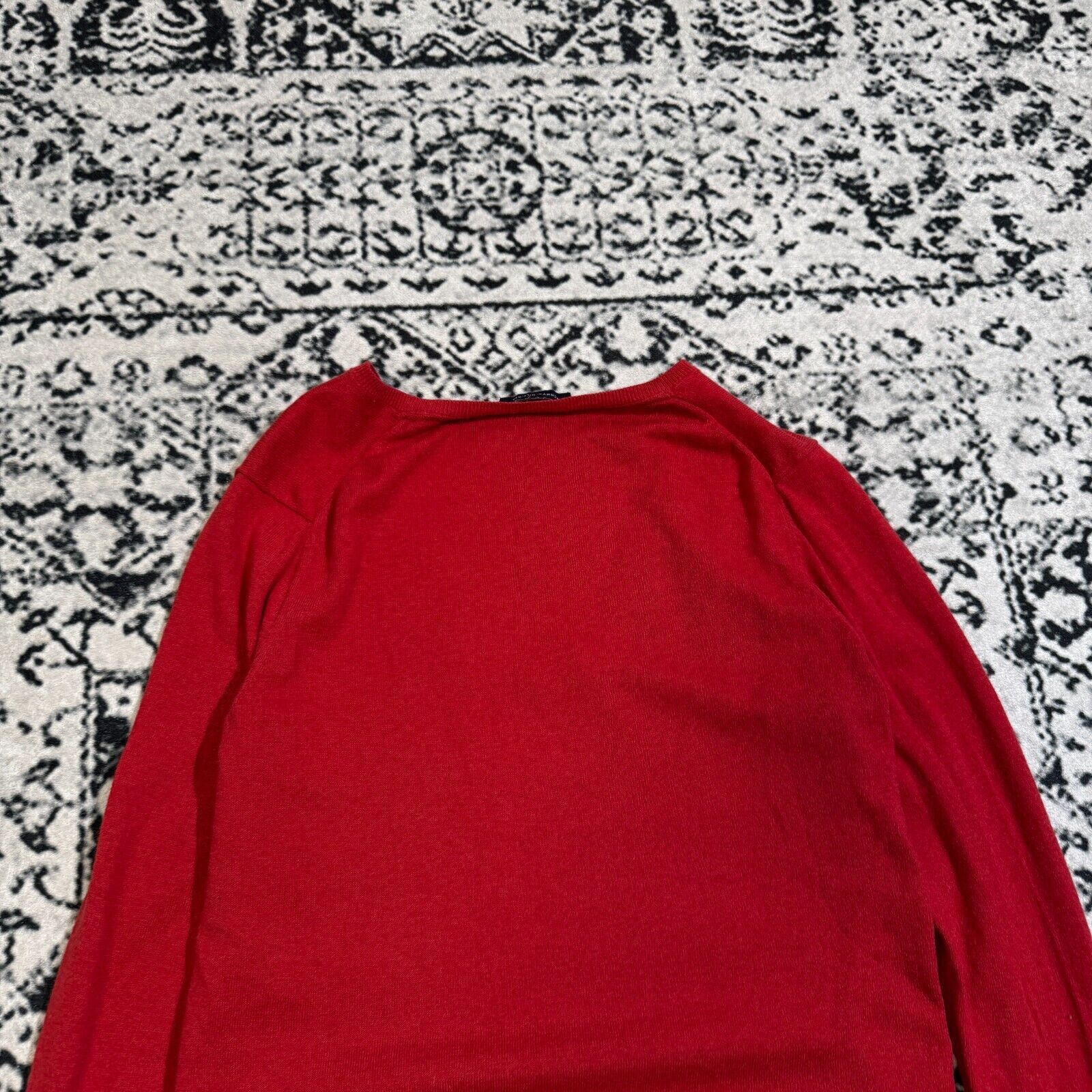 Tommy Hilfiger × Vintage Vintage Tommy Hilfiger Unisex Red Cotton Sweater Size XL Size US XL / EU 56 / 4 - 16 Thumbnail