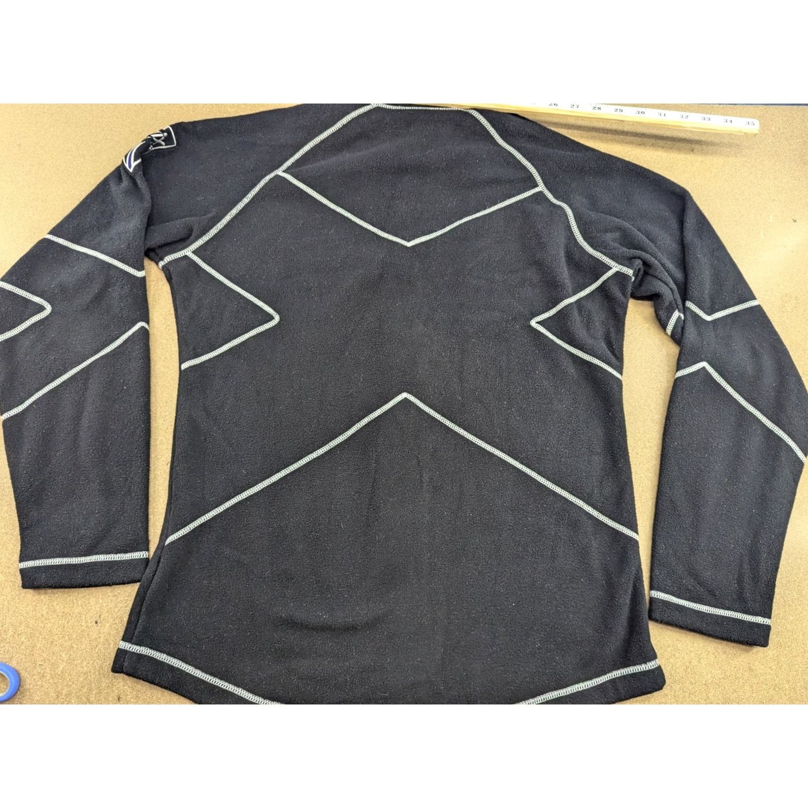 Vintage Swix Ski Jacket Mens Size M Fleece Black Full Zip Cross Country Sport Size US M / EU 48-50 / 2 - 2 Thumbnail