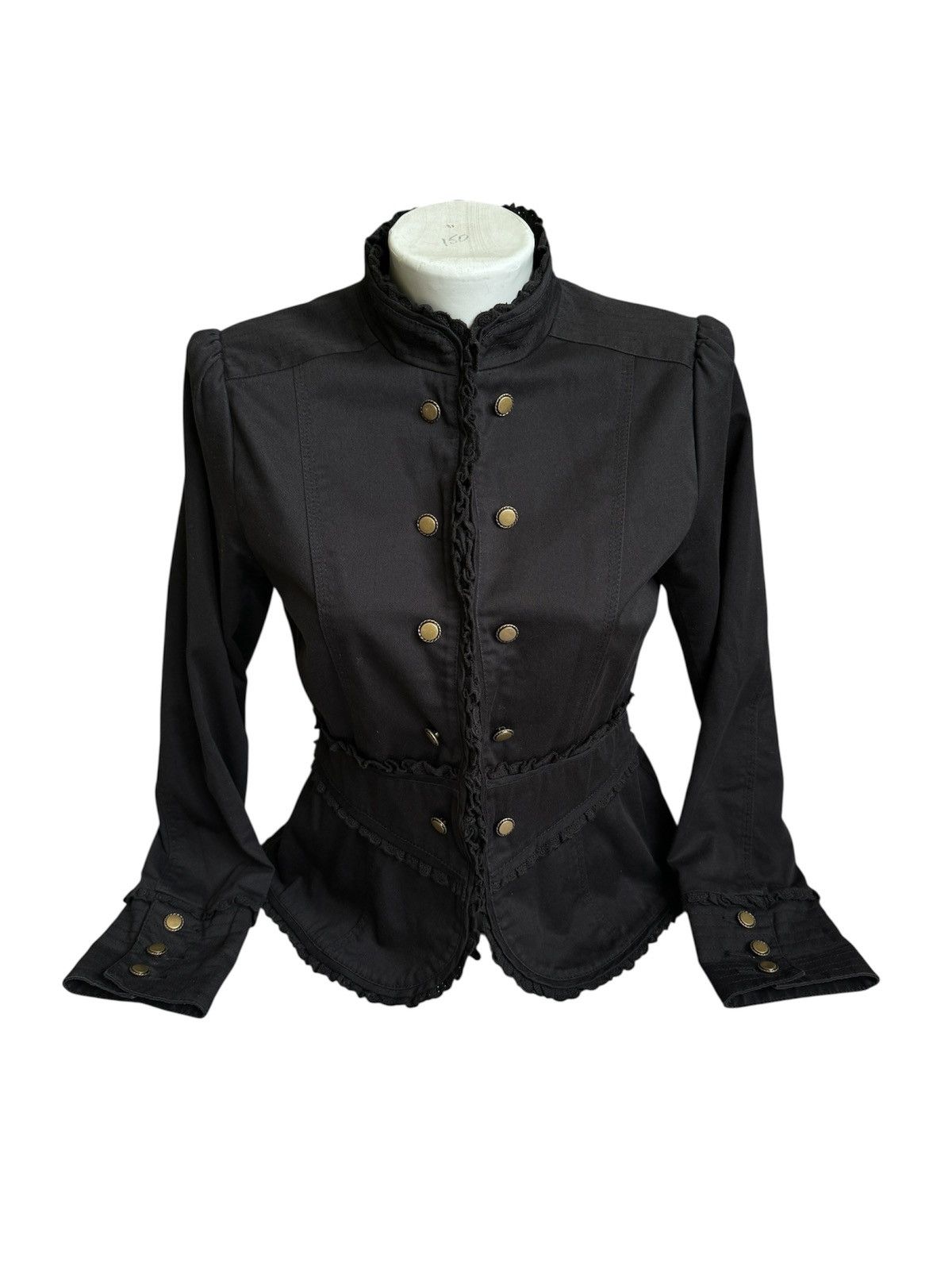 Hysteric Glamour 00s Military Napoleon Bohemian Jacket PPFM Style Avantgarde Size S / US 4 / IT 40 - 1 Thumbnail