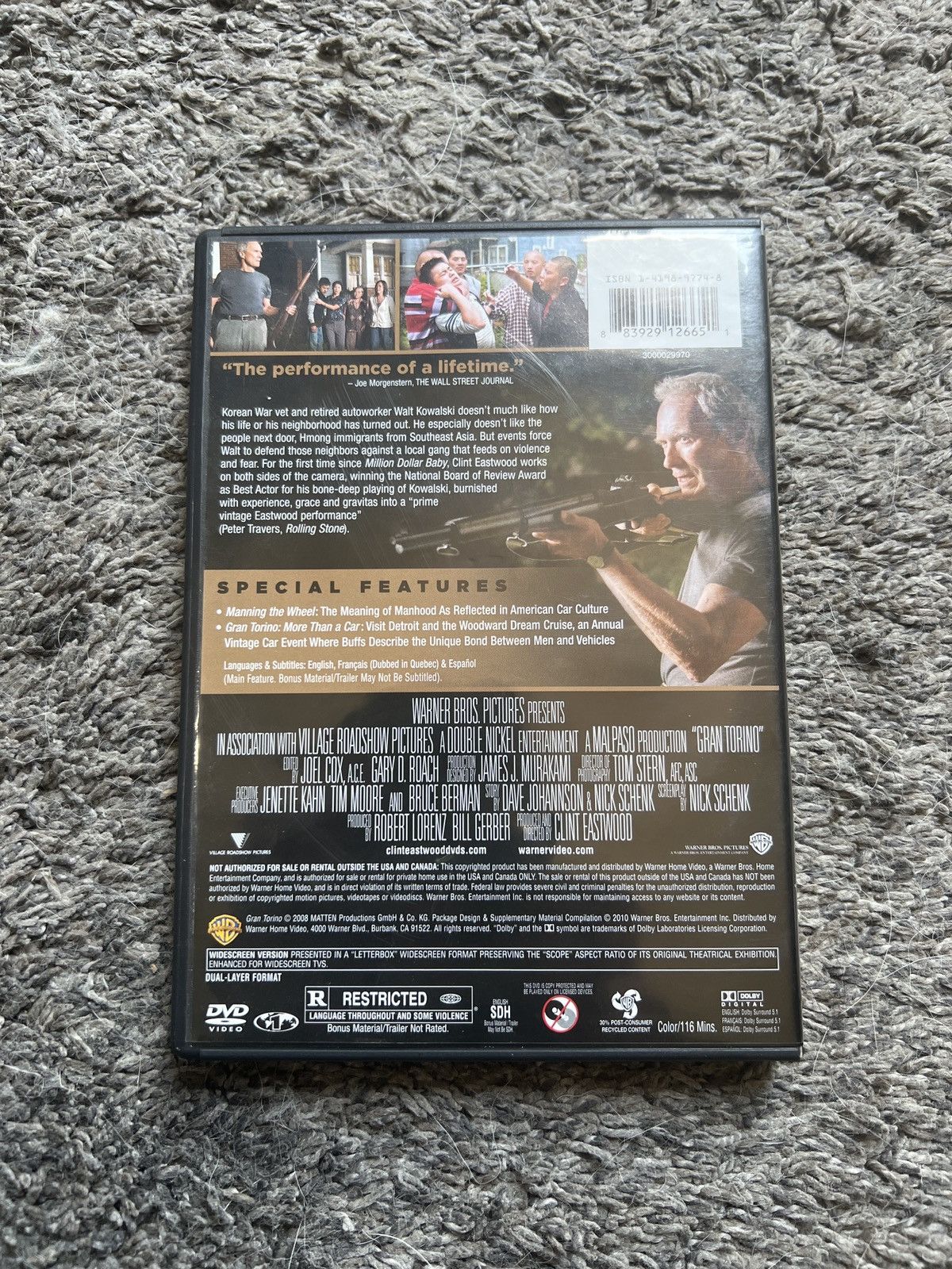 Warner Bros Gran Torino (DVD) Size ONE SIZE - 2 Thumbnail