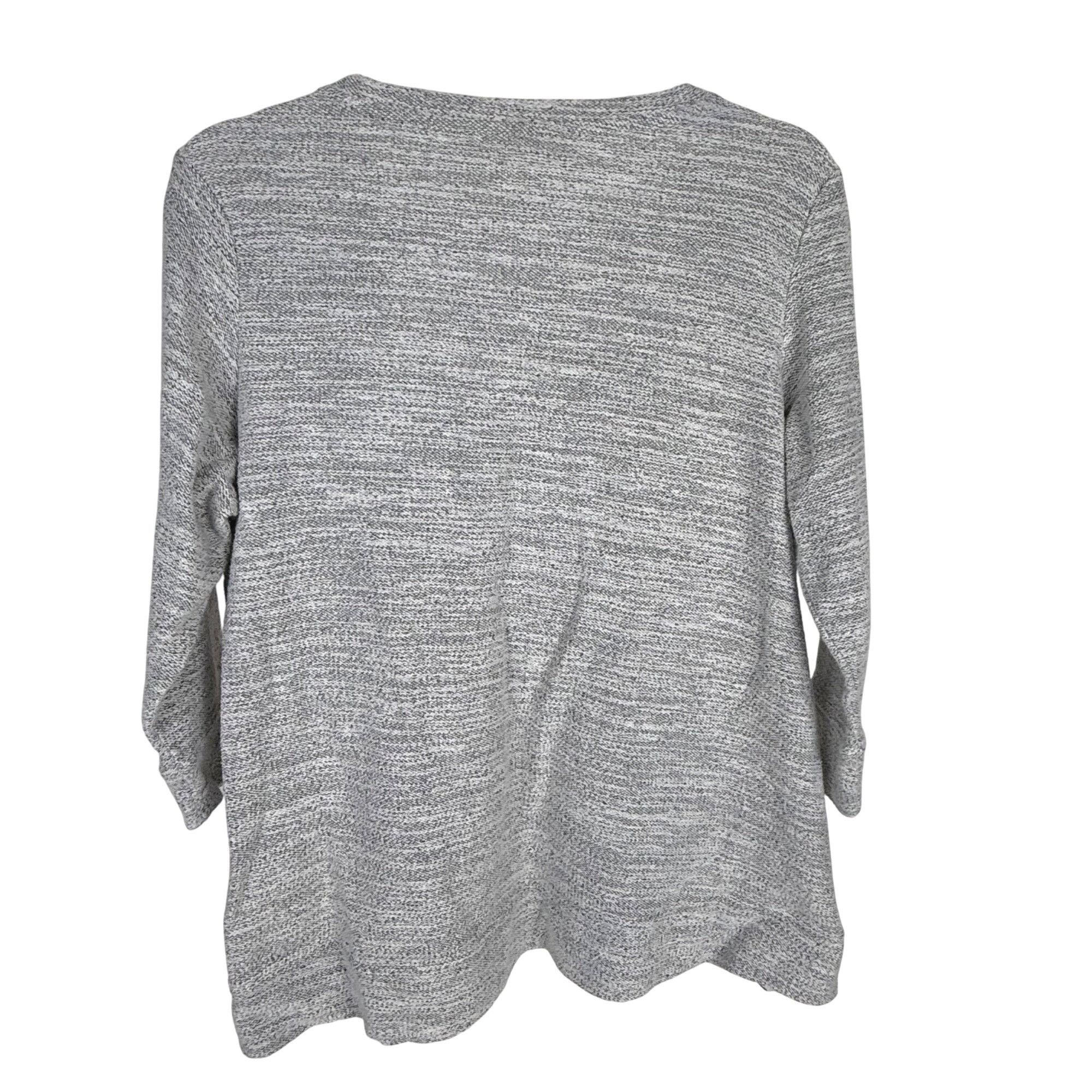 Other Style & Co. Sport Women's Top 3/4-Sleeve Side Zippers Size L Size L / US 10 / IT 46 - 5 Thumbnail