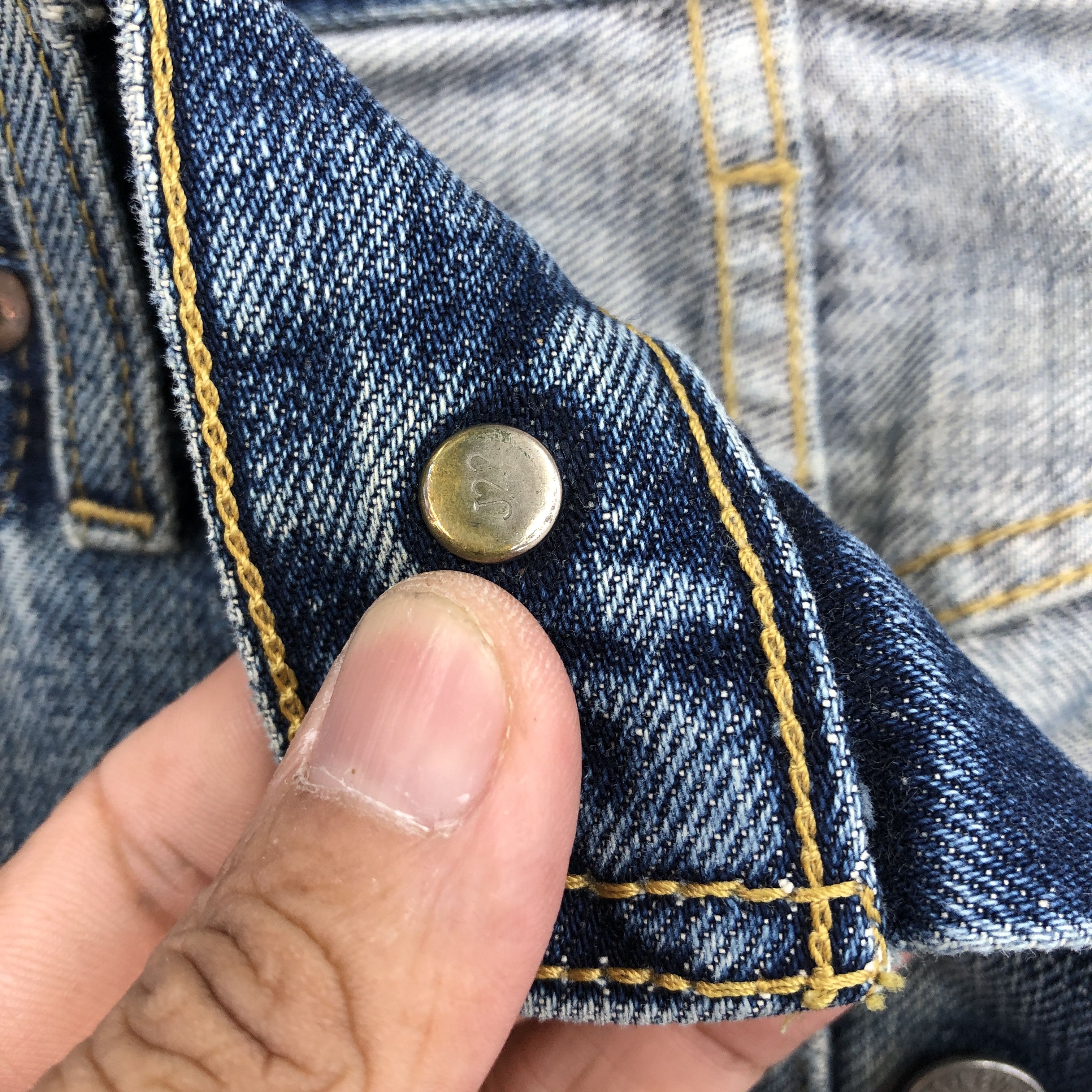 Levi's Vintage Levis 503B Selvedge Jeans Distressed Denim GF30268 Size 28" / US 6 / IT 42 - 7 Thumbnail