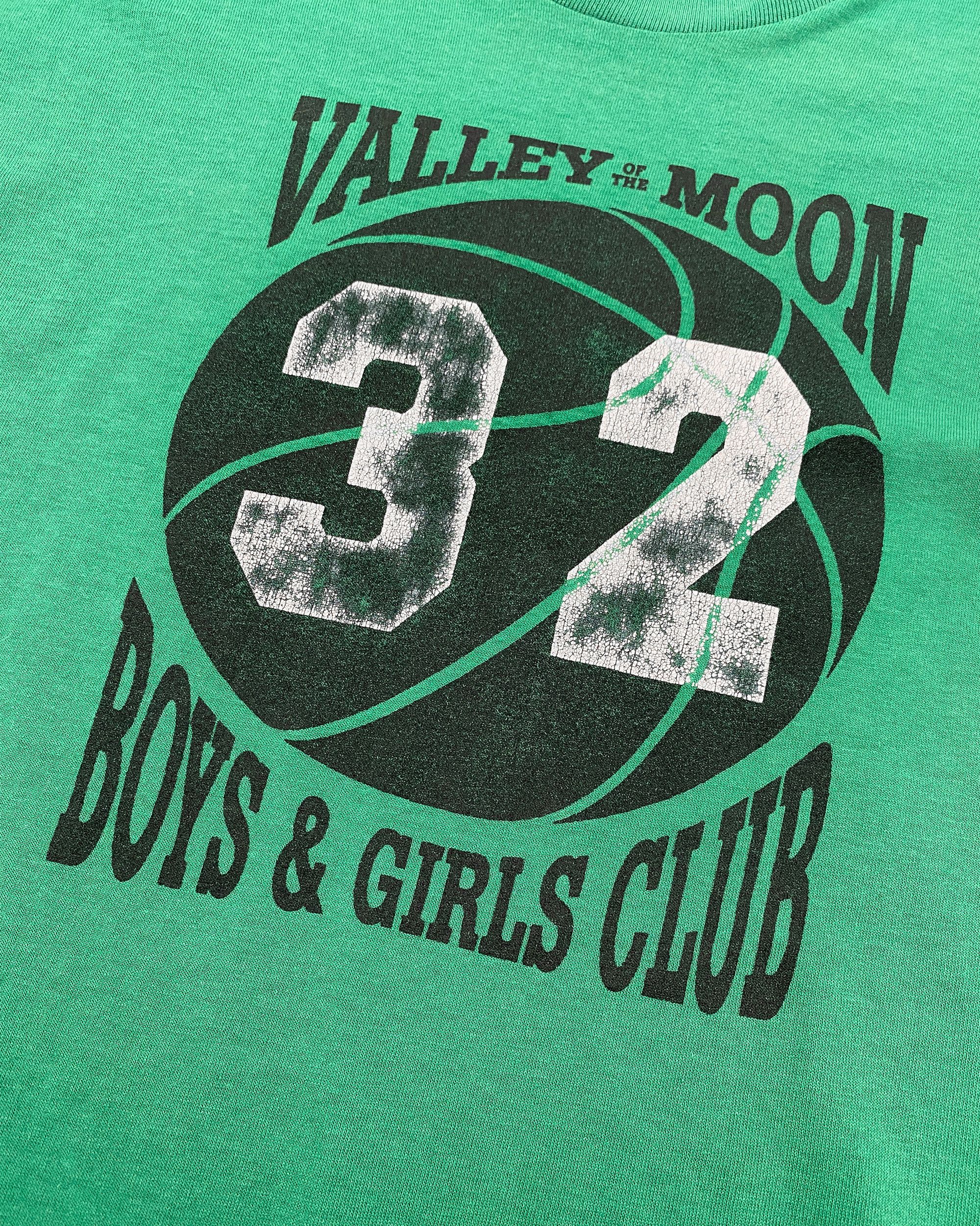 Vintage 1980s Valley & Moon Basketball Single Stitched T-Shirt Size US M / EU 48-50 / 2 - 4 Thumbnail