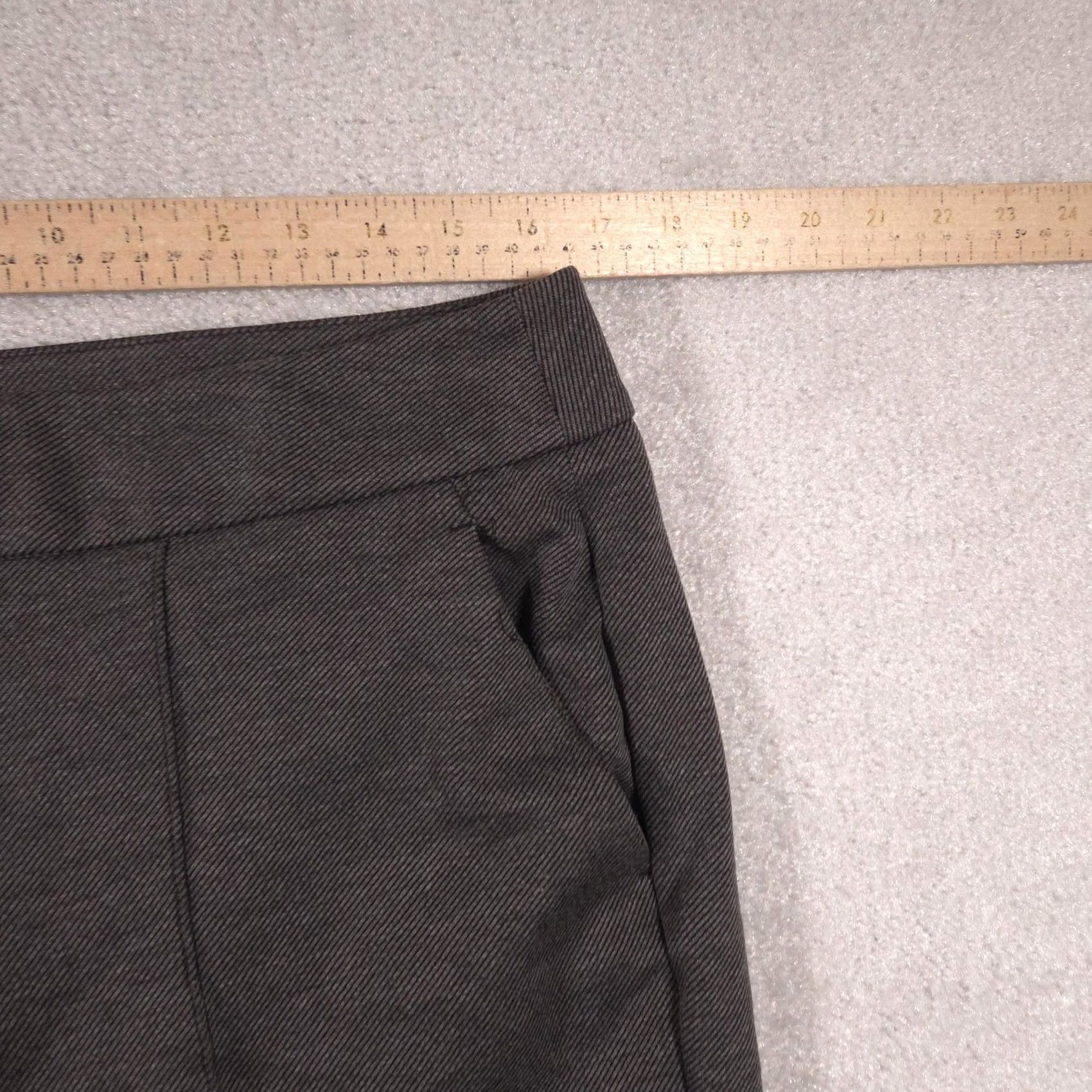 Nine West Nine West Dress Pants Womens 12 Gray Ponte Slim Tapered Fit Stretch Work Career Dress Pants Size 34" / US 12 / IT 48 - 7 Thumbnail