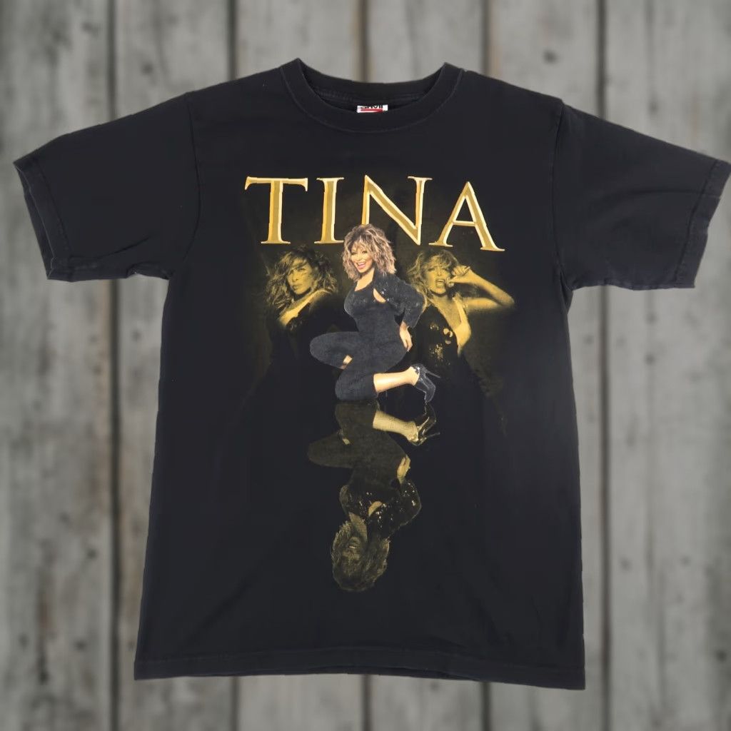 Anvil VINTAGE Tina Turner Live In Concert Tour Graphic T Shirt Men S Black 2000s Logo Anvil Size S Size US S / EU 44-46 / 1 - 1 Thumbnail