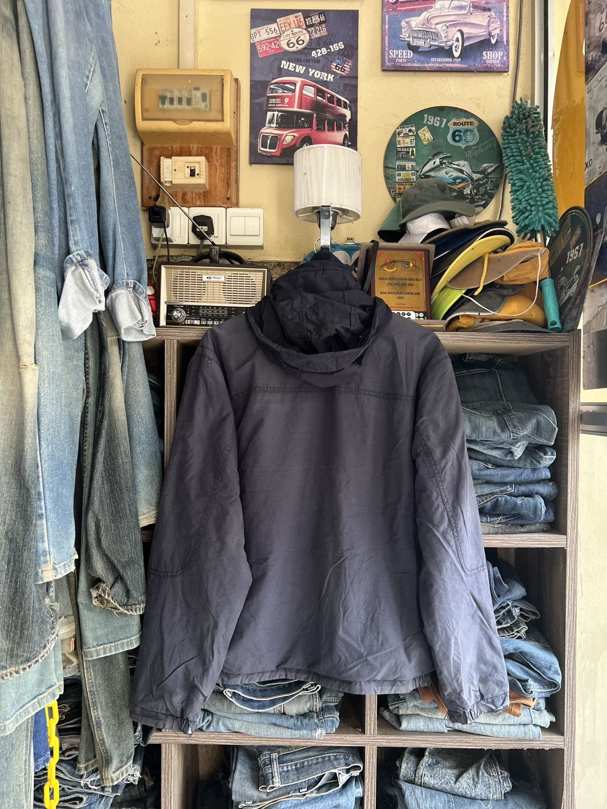 Marks & Spencer 🔥Rare Marks & Spencer Distressed Reversible Zipper Jacket Size US M / EU 48-50 / 2 - 3 Thumbnail