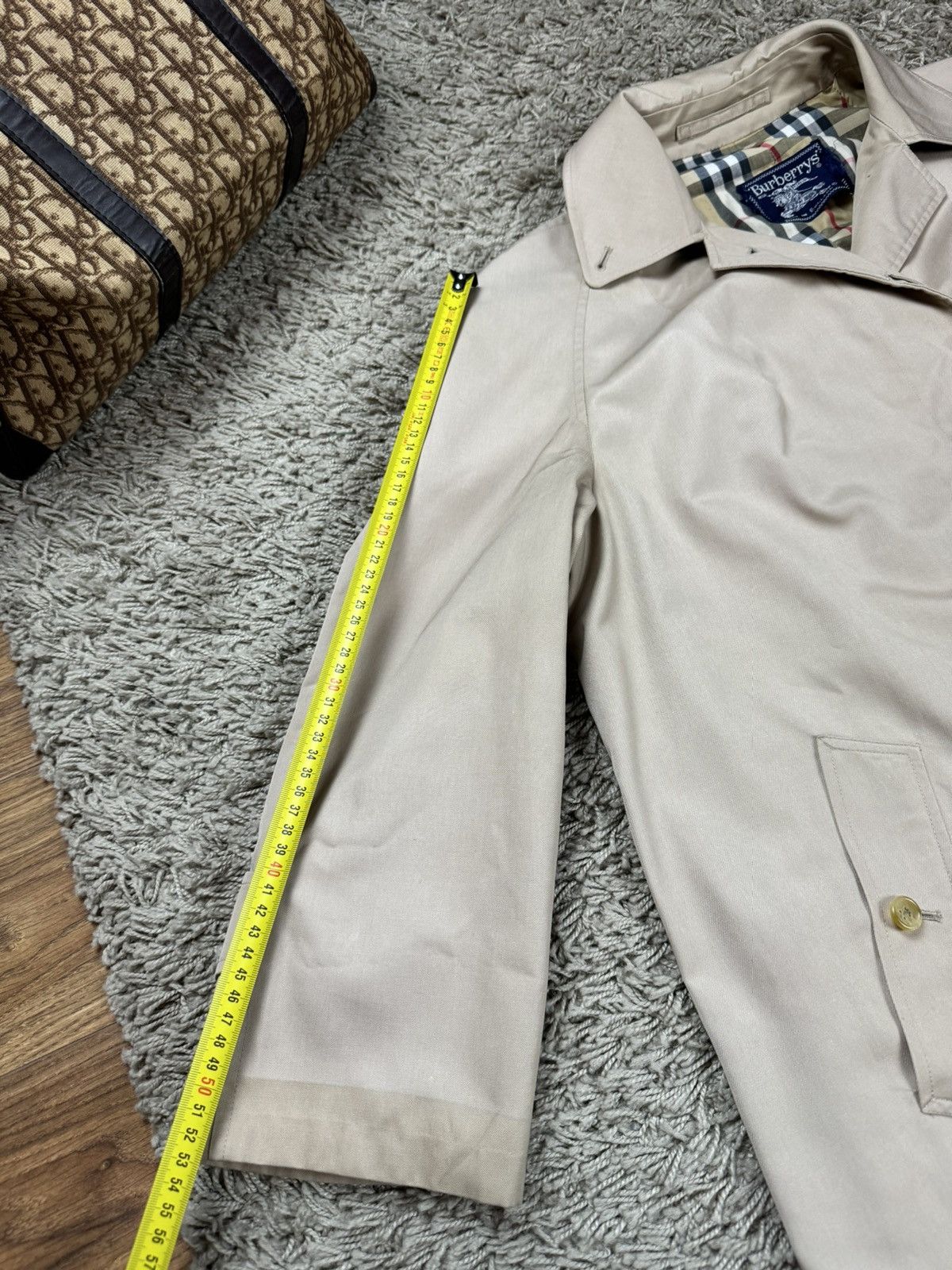 Burberry × Vintage Vintage trench coat Burberry original luxury streetwear item Size L / US 10 / IT 46 - 7 Thumbnail