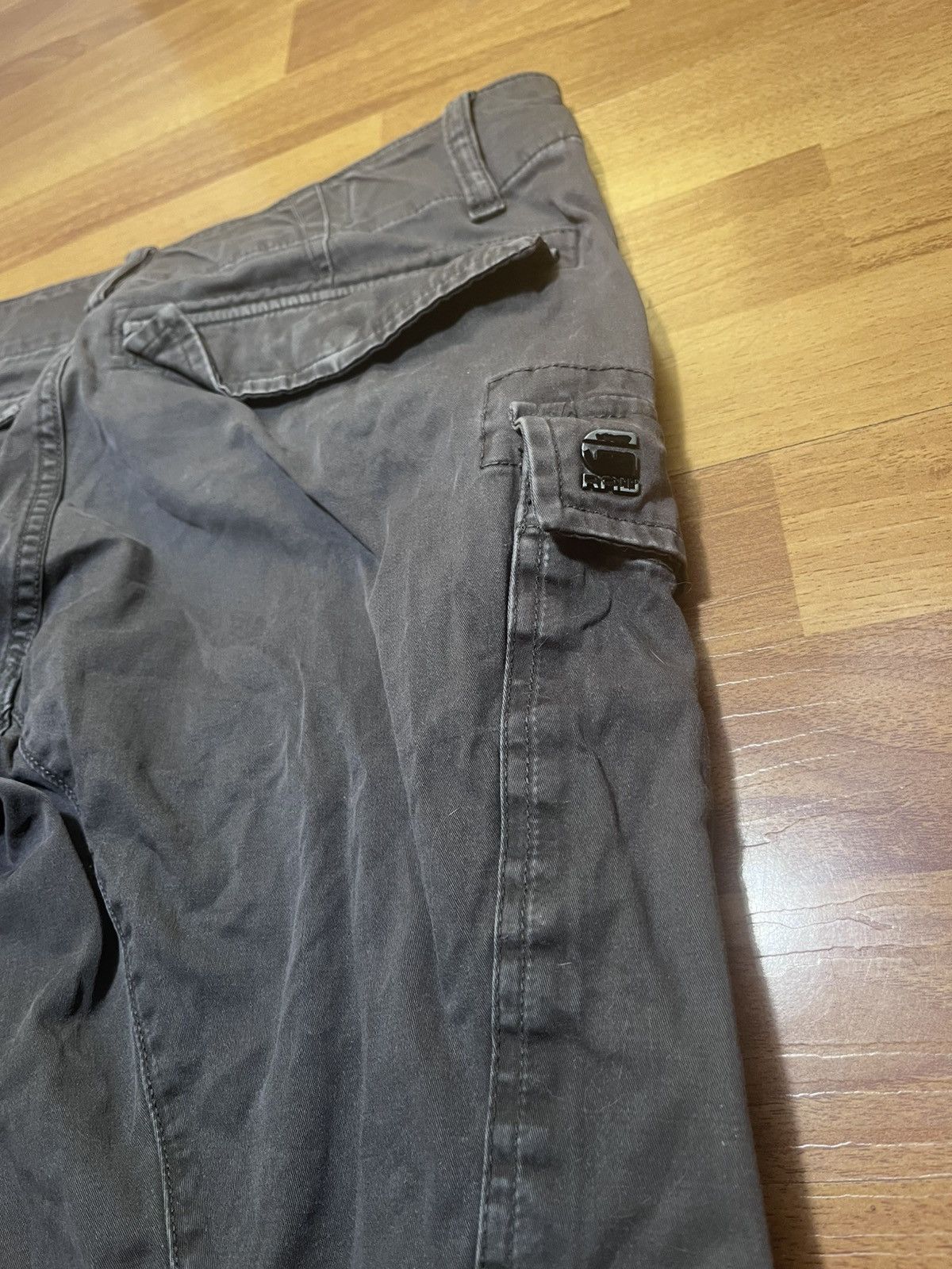 G-Star G Star RAW Cargo Pants Double Knee Y2k Multipocket Size US 30 / EU 46 - 8 Thumbnail