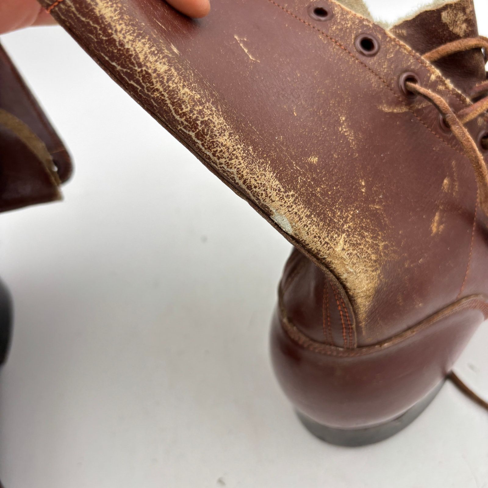 Vintage Vintage WWII 1942 Paratrooper Jump Boots 9D Size US 9 / EU 42 - 16 Thumbnail