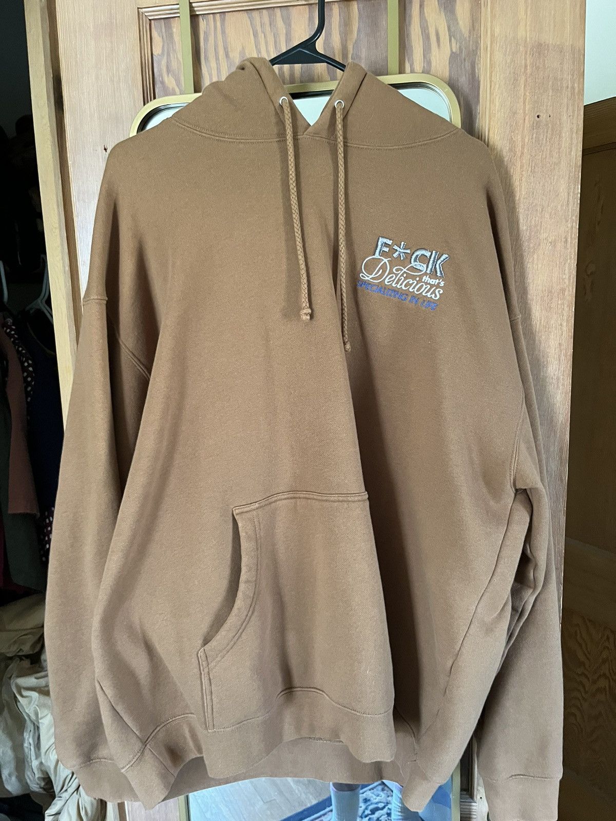 Action Bronson NEW FUCK THATS DELICIOUS HOODIE BROWN Size XL SOLD OUT Grailed