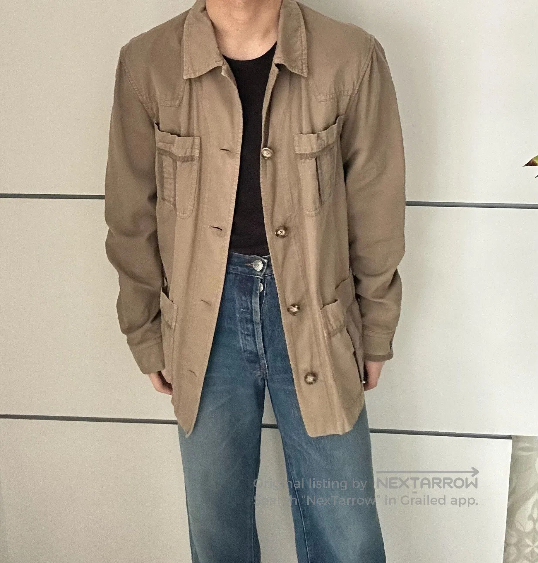 Prada PRADA 00s Four Pocket Hunting Jacket. Size US XL / EU 56 / 4 - 4 Thumbnail