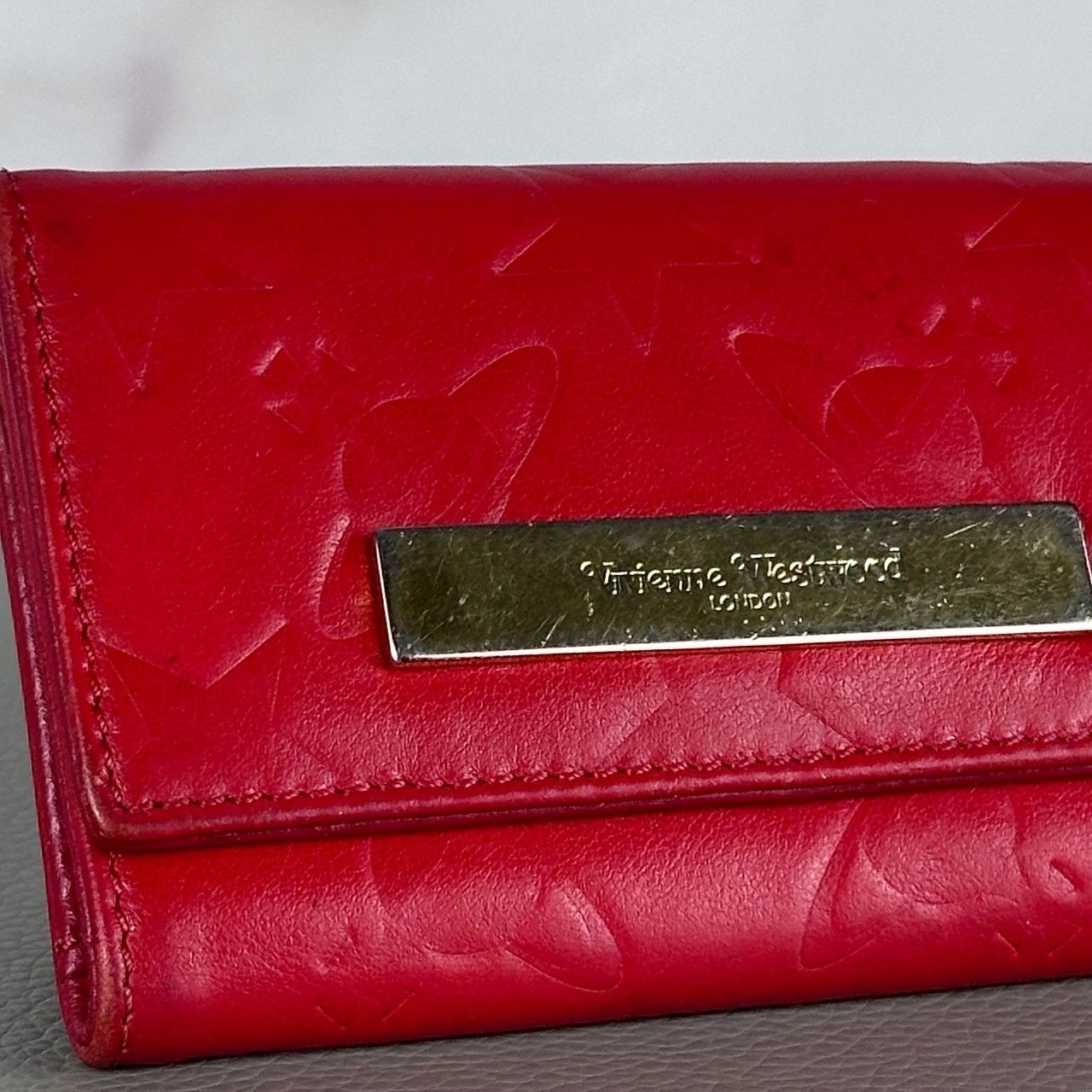 Vivienne Westwood Red Orb Embossed Keyholder Size ONE SIZE - 2 Thumbnail