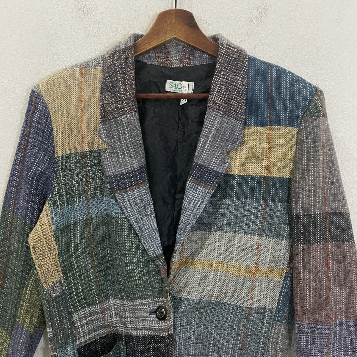 Japanese Brand Vintage Saori Patchwork Motive Coat Jacket Size US M / EU 48-50 / 2 - 4 Thumbnail
