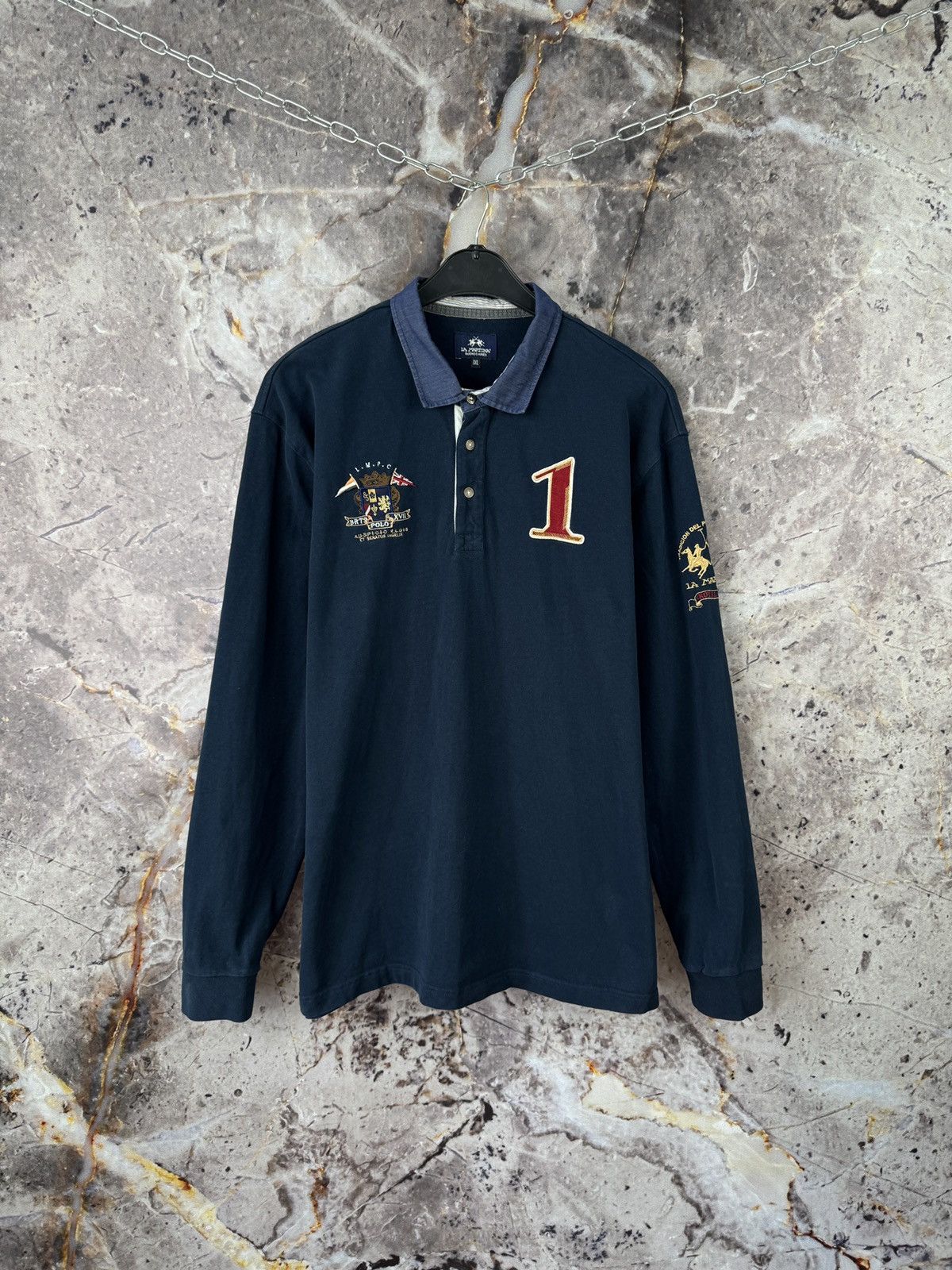 La Martina Men’s La Martina Regby Long Sleeve Shirt Size XXL Size US XXL / EU 58 / 5 - 1 Thumbnail
