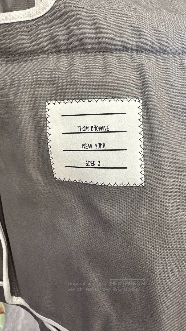 Thom Browne Thom Browne Leisure twill cotton jacket Size US L / EU 52-54 / 3 - 6 Thumbnail