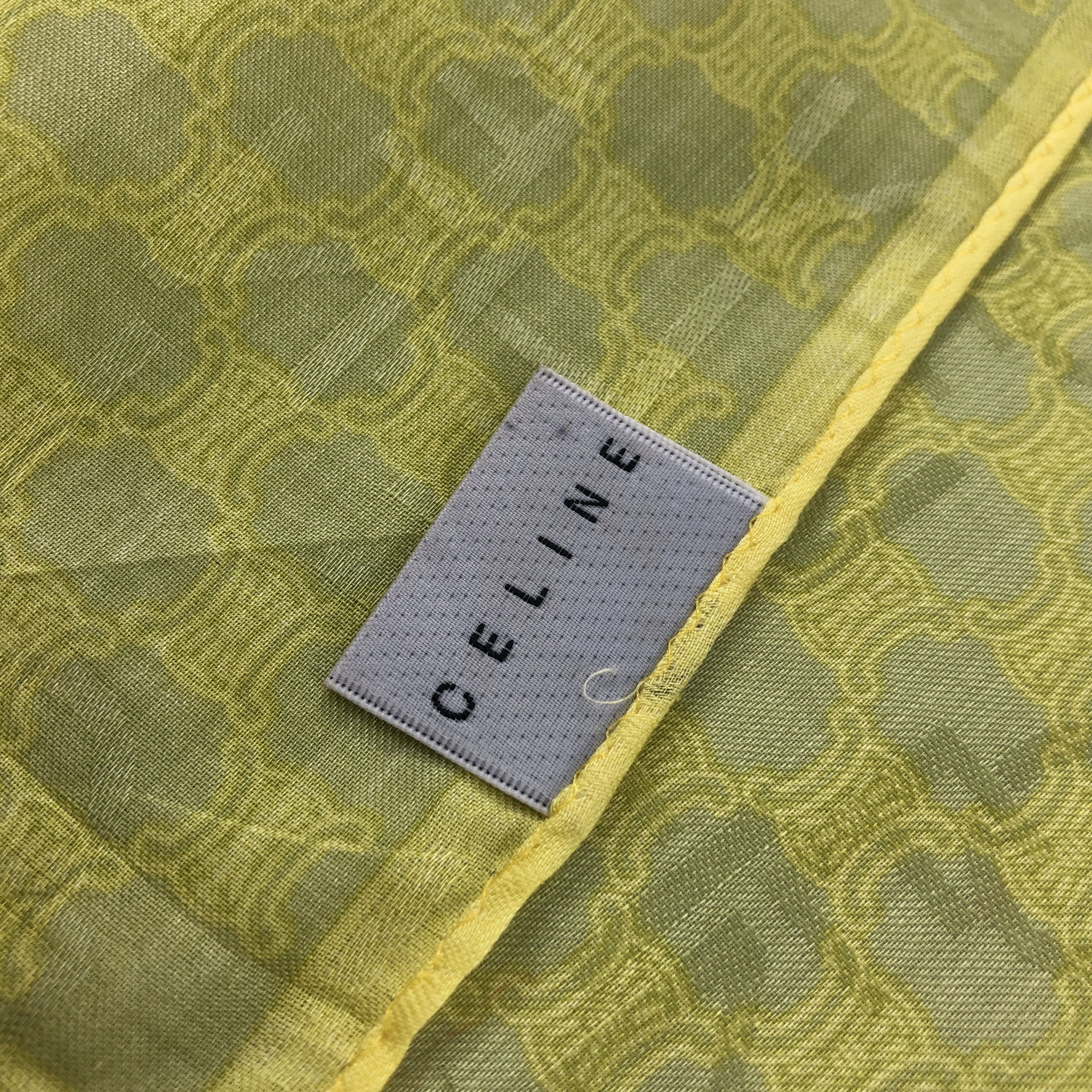 Celine Celine Handkerchief Neckerchief Bandana H3224 Size ONE SIZE - 4 Thumbnail