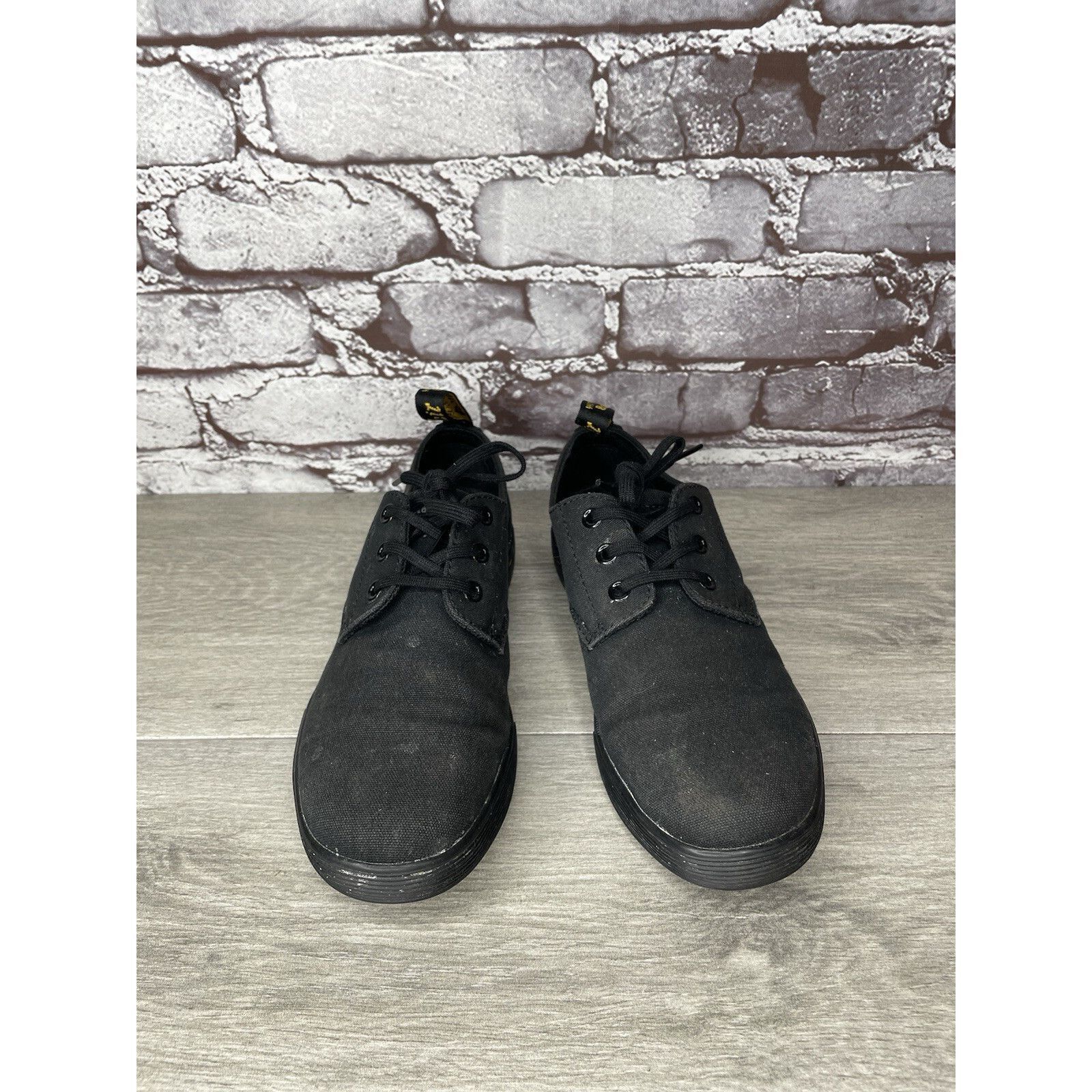 Dr. Martens Doc Dr. Martens SantAnita Black Airwair Casual Lace Up Shoes Size US 6 / IT 36 - 21 Thumbnail