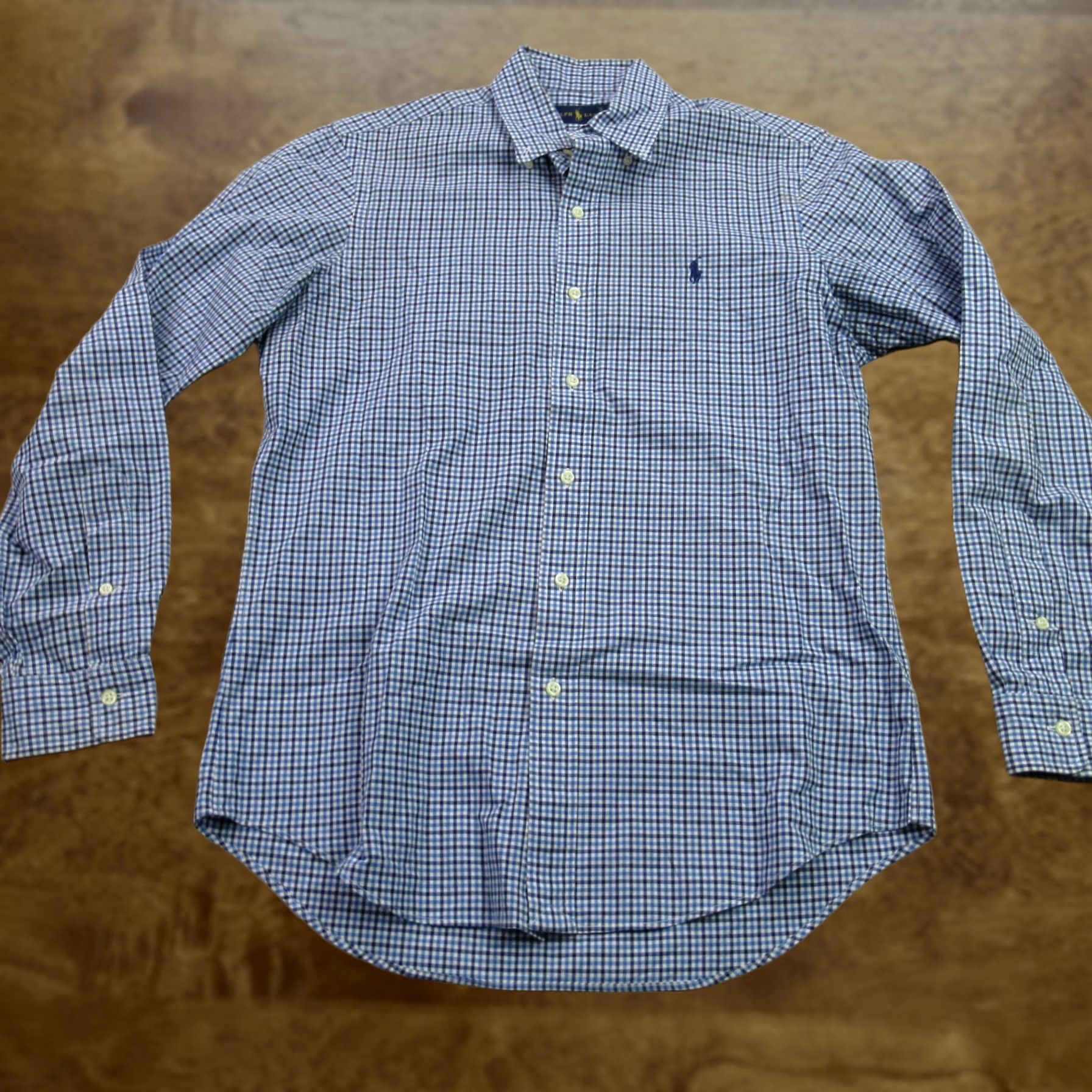 Ralph Lauren Ralph Lauren Shirt Mens Small Long Sleeve Button Front Checks Blue Lightweight Size US S / EU 44-46 / 1 - 1 Thumbnail