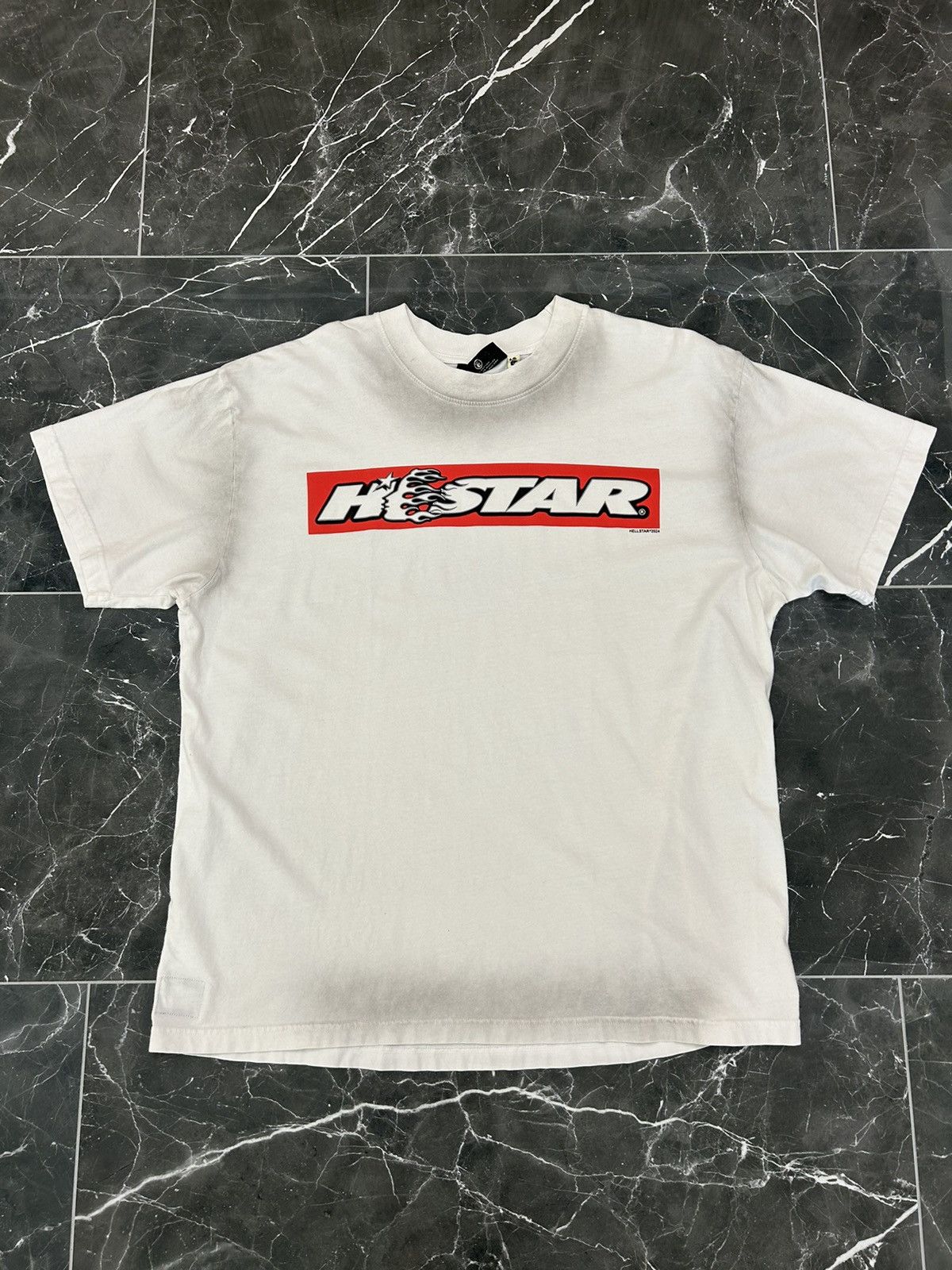 HELLSTAR Hellstar Box Logo T-Shirt Red Size US XL / EU 56 / 4 - 1 Thumbnail