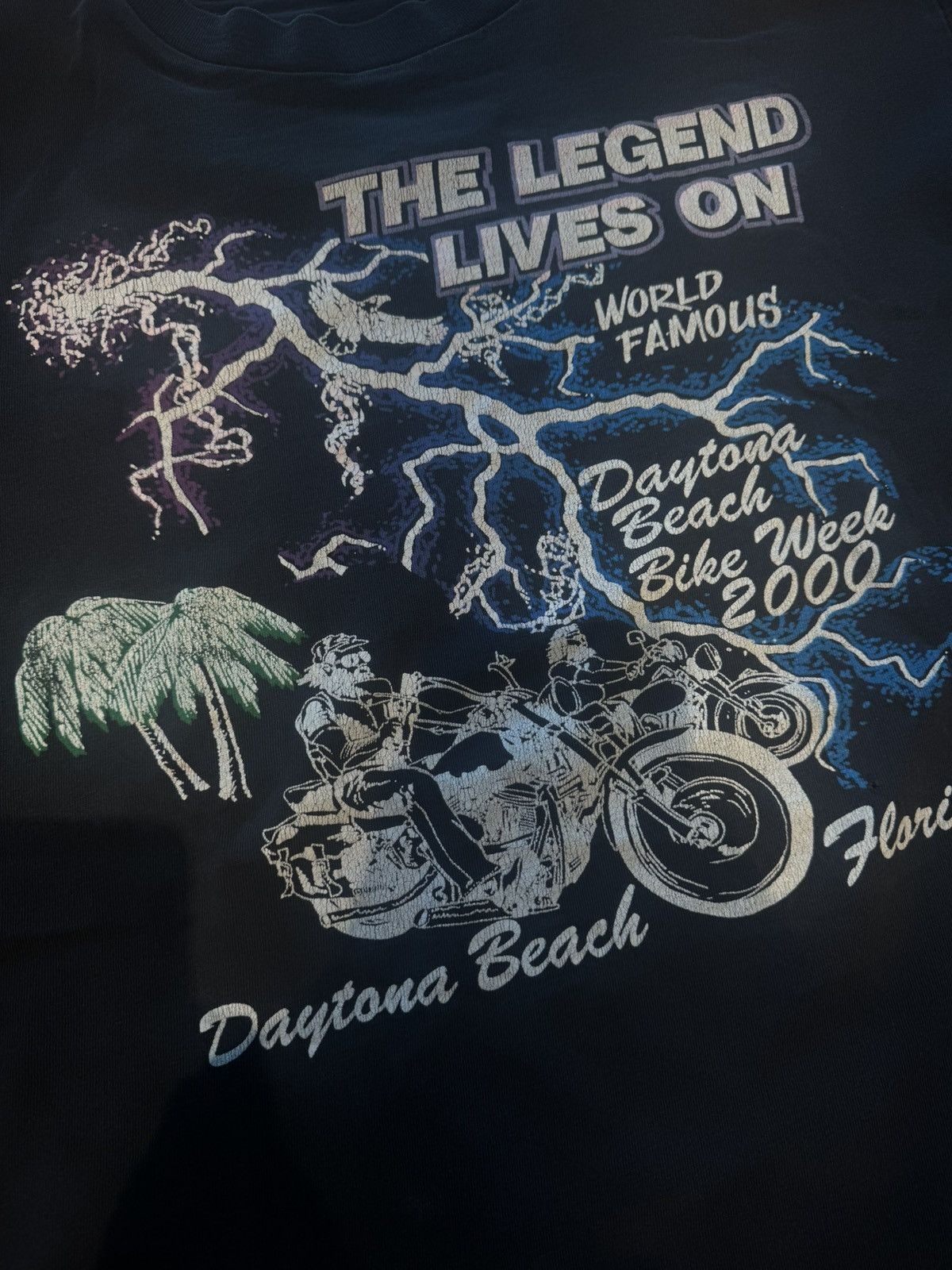 Other Vintage Black Lightning Tee Size US L / EU 52-54 / 3 - 2 Thumbnail