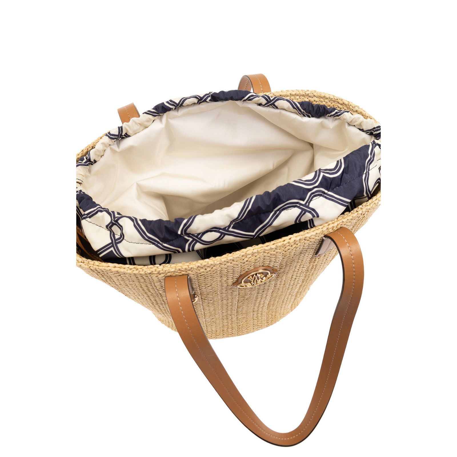 Moncler MONCLER Summer Beige Basket Raffia Shoulder Bag New Size ONE SIZE - 4 Thumbnail
