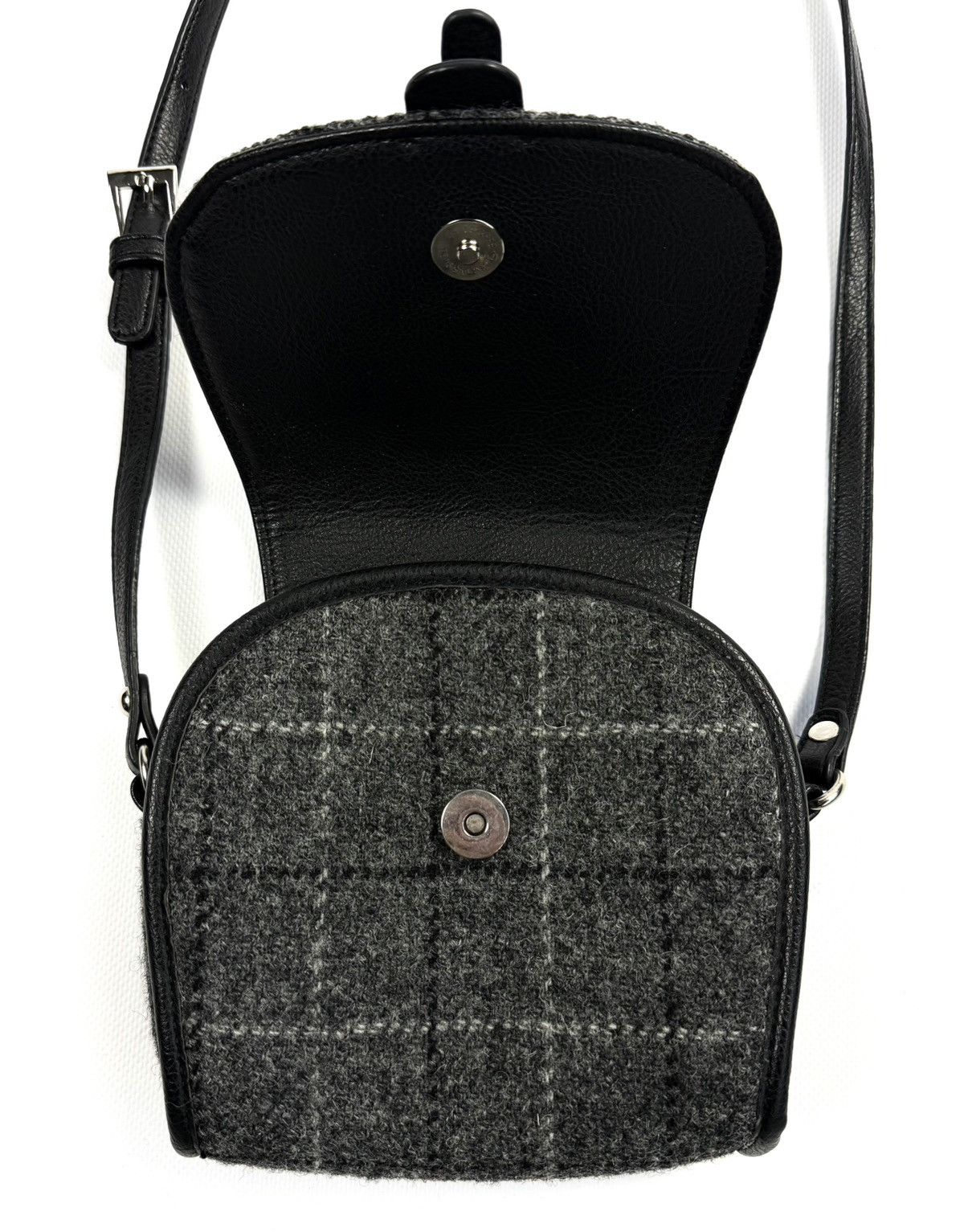 Harris Tweed Harris Tweed x Glen Appin Scotland Plaid Tweed Crossbody Bag Size ONE SIZE - 7 Thumbnail