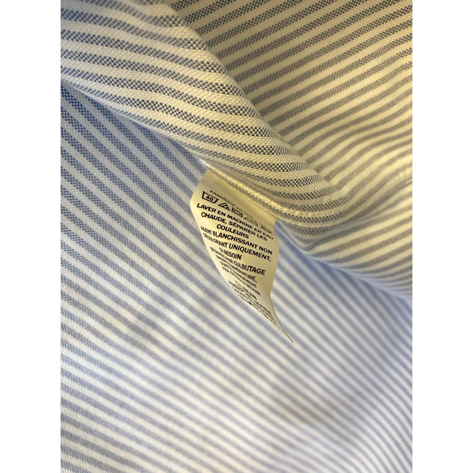 Vintage Vintage LL Bean Shirt Adult 16 33 Blue Stripes Button Down 82-80 / 16 Button-Up Collared USA Classic Button Down Long Sleeve Size US L / EU 52-54 / 3 - 7 Thumbnail
