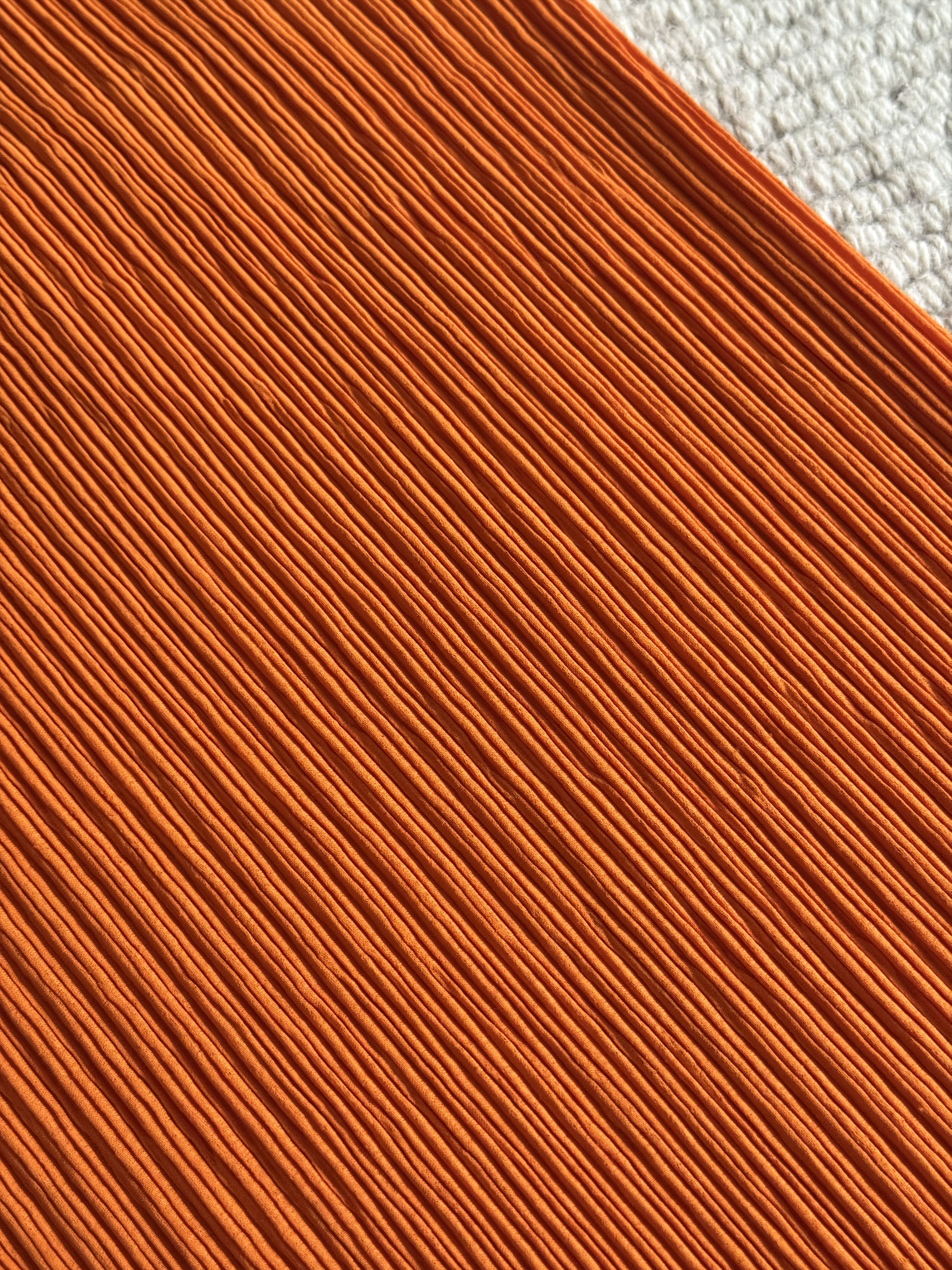 Issey Miyake Orange irregular pleats Size US 32 / EU 48 - 2 Thumbnail