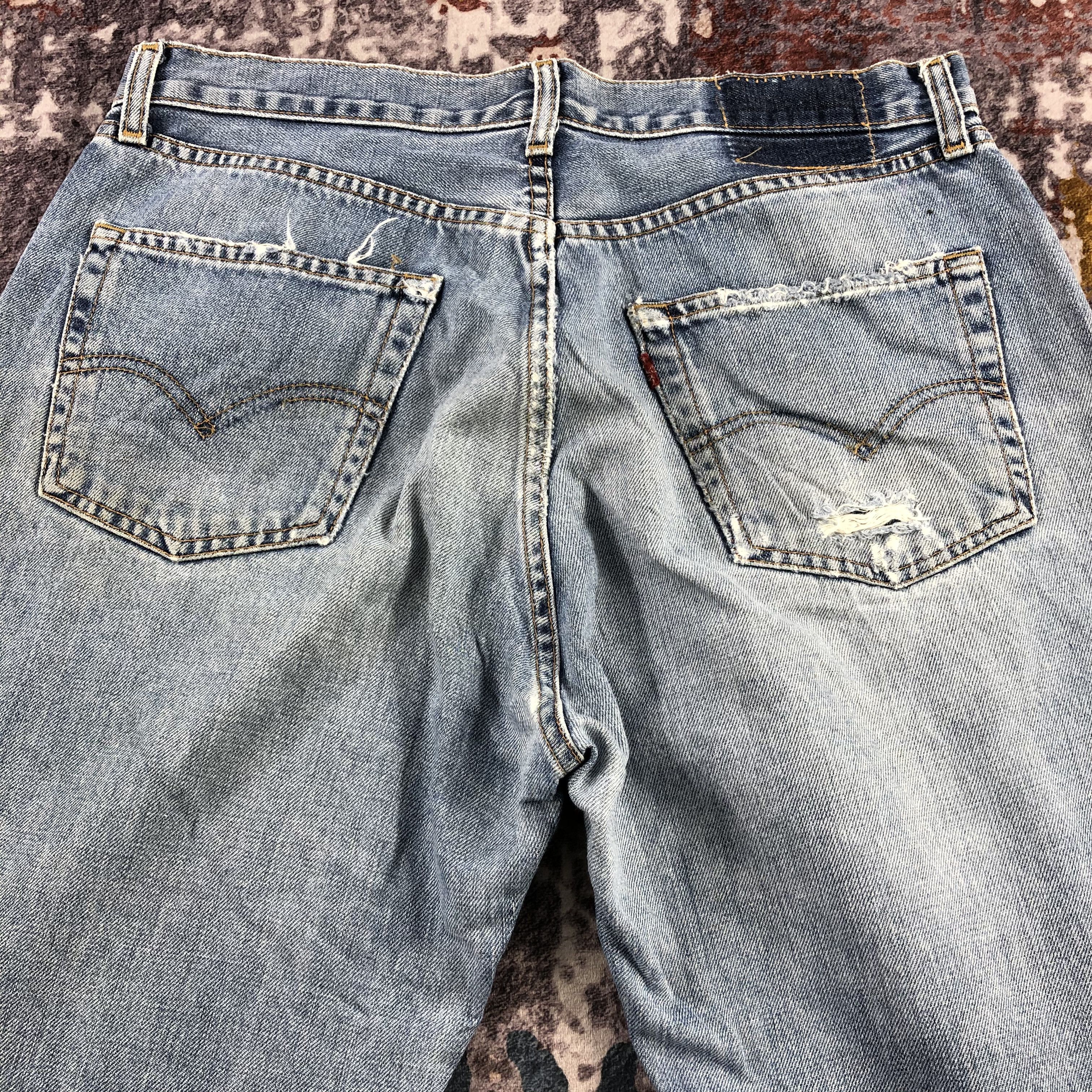 Levi's × Vintage Vintage 90s Blue Wash Levis 501 Jeans-JM2868 Size US 34 / EU 50 - 5 Thumbnail