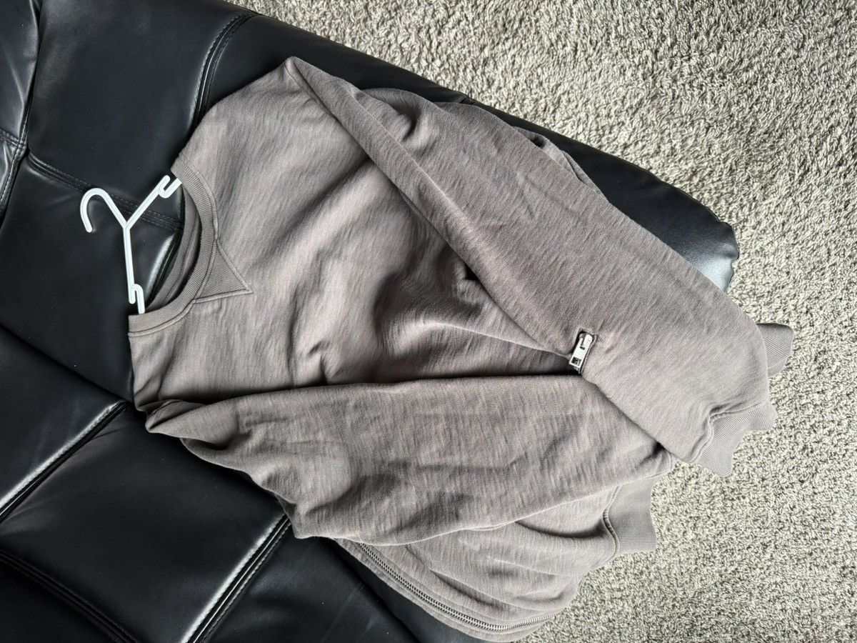 Allsaints Gray/Brown All Saints Zipper Crewneck L Size US L / EU 52-54 / 3 - 7 Thumbnail